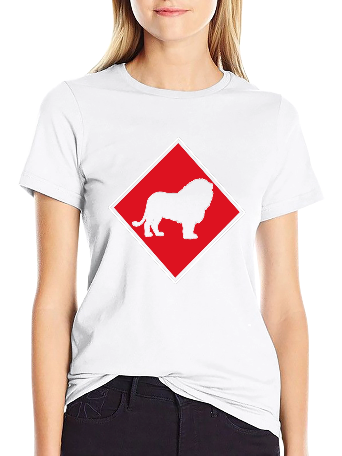 Lion Emblem Black T-Shirt