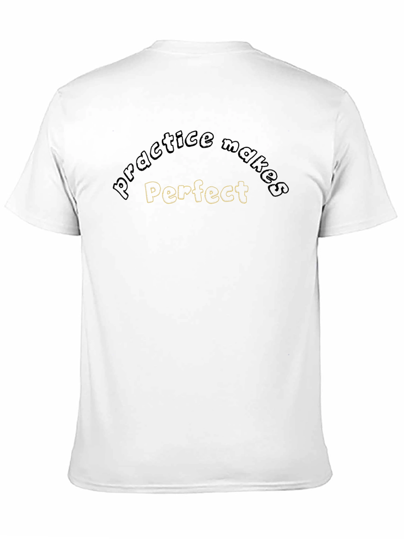 Practice Makes Perfect Black Tee
