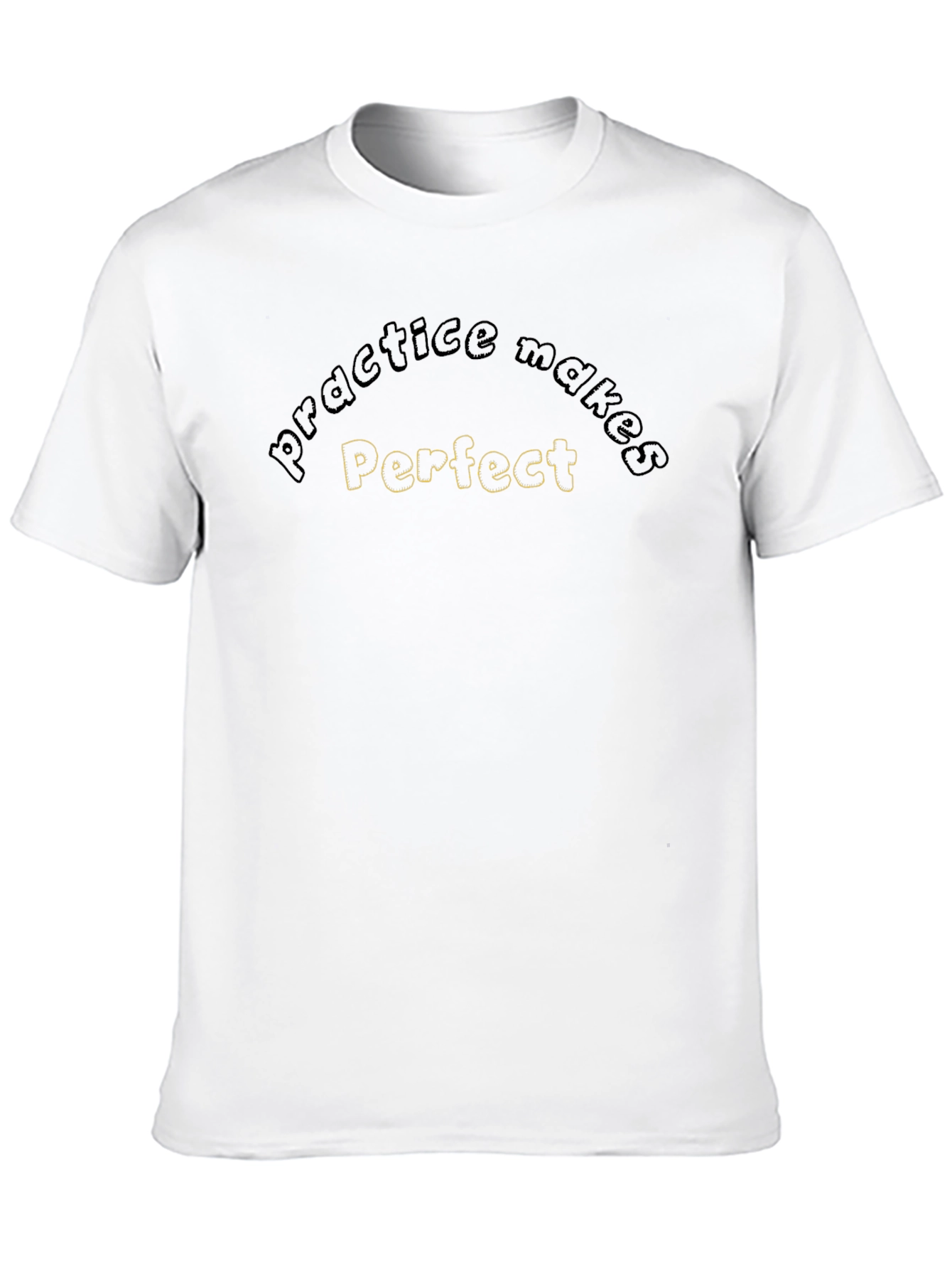 Practice Makes Perfect Black Tee