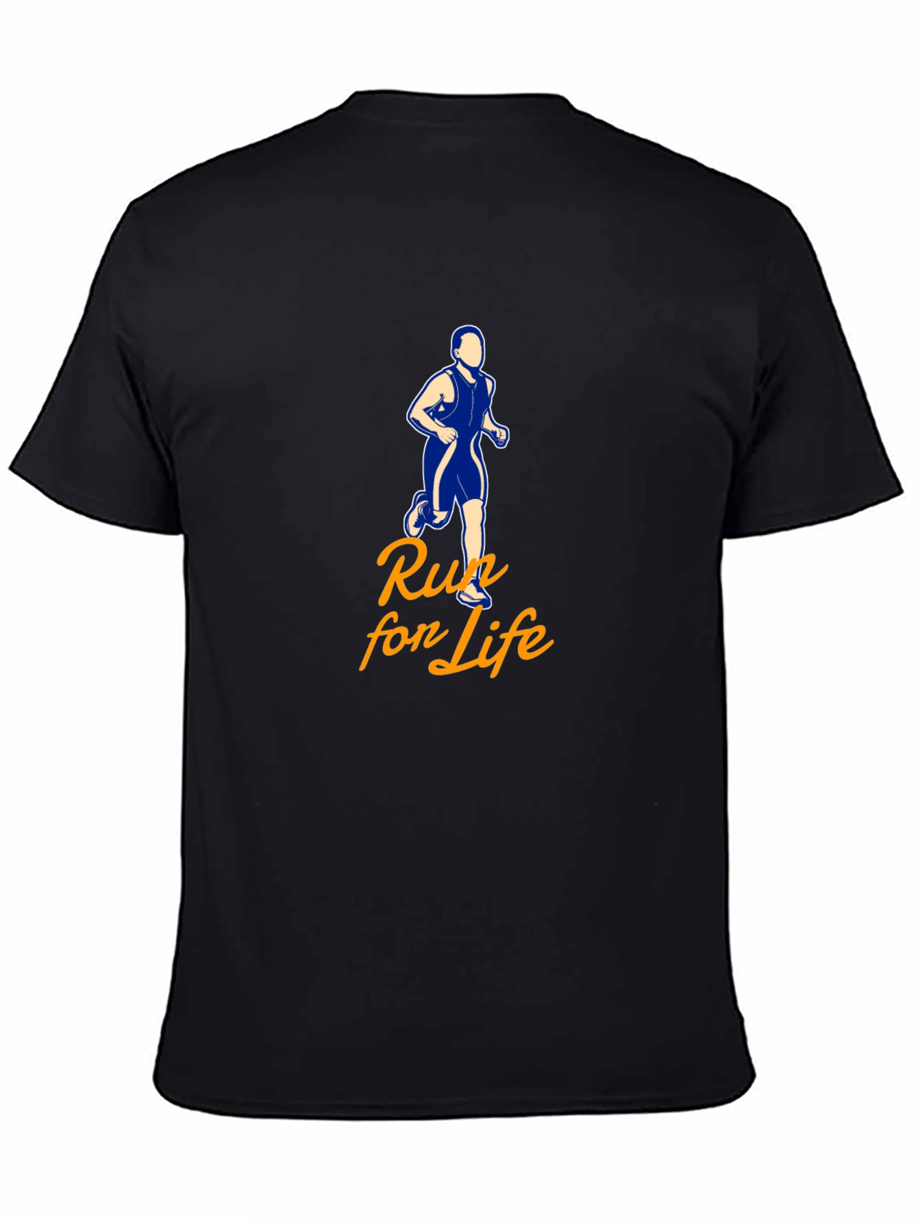 Run for Life Graphic Tee - Black