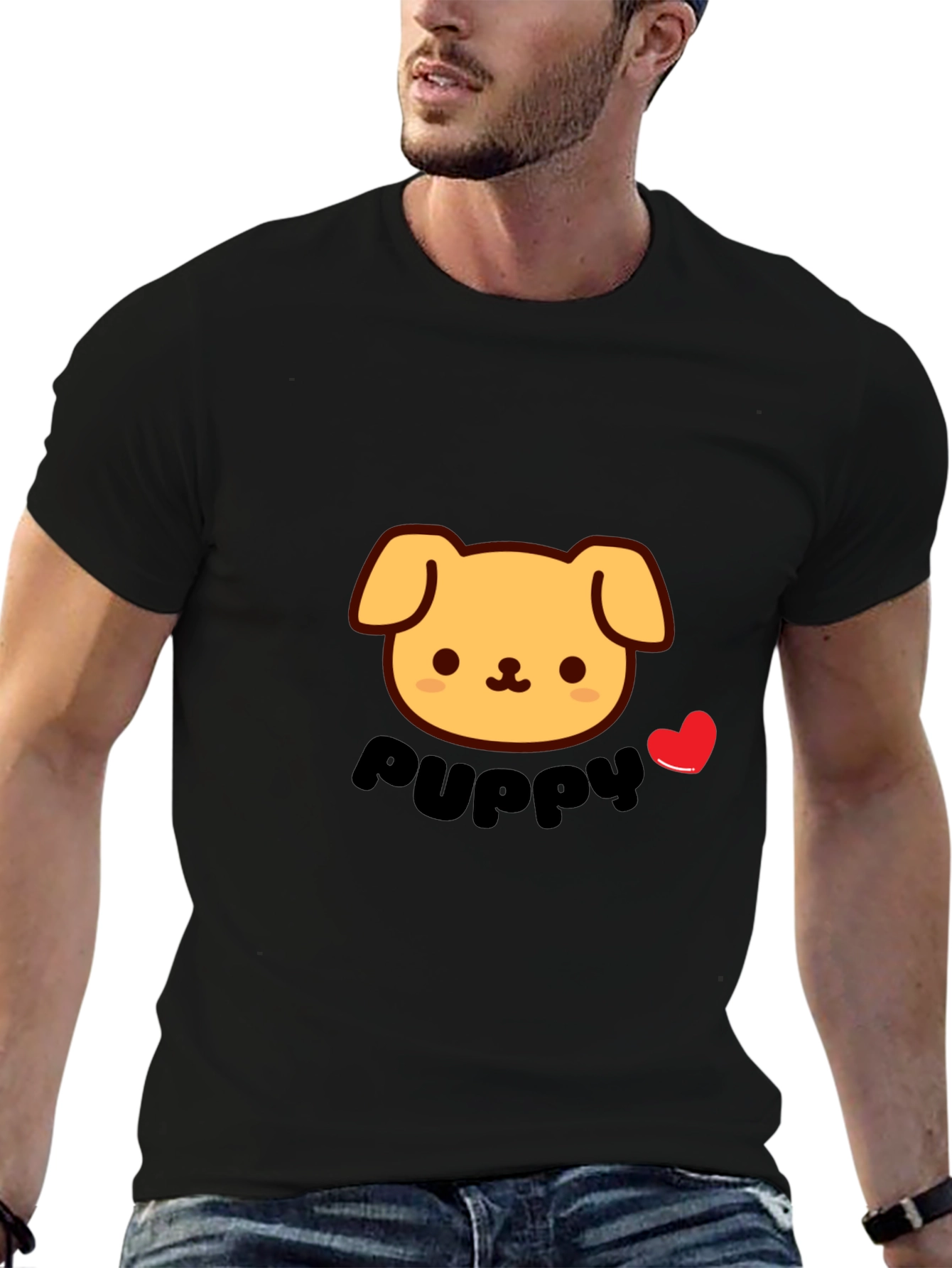 Puppy Love T-Shirt - Cute Cartoon Dog Tee