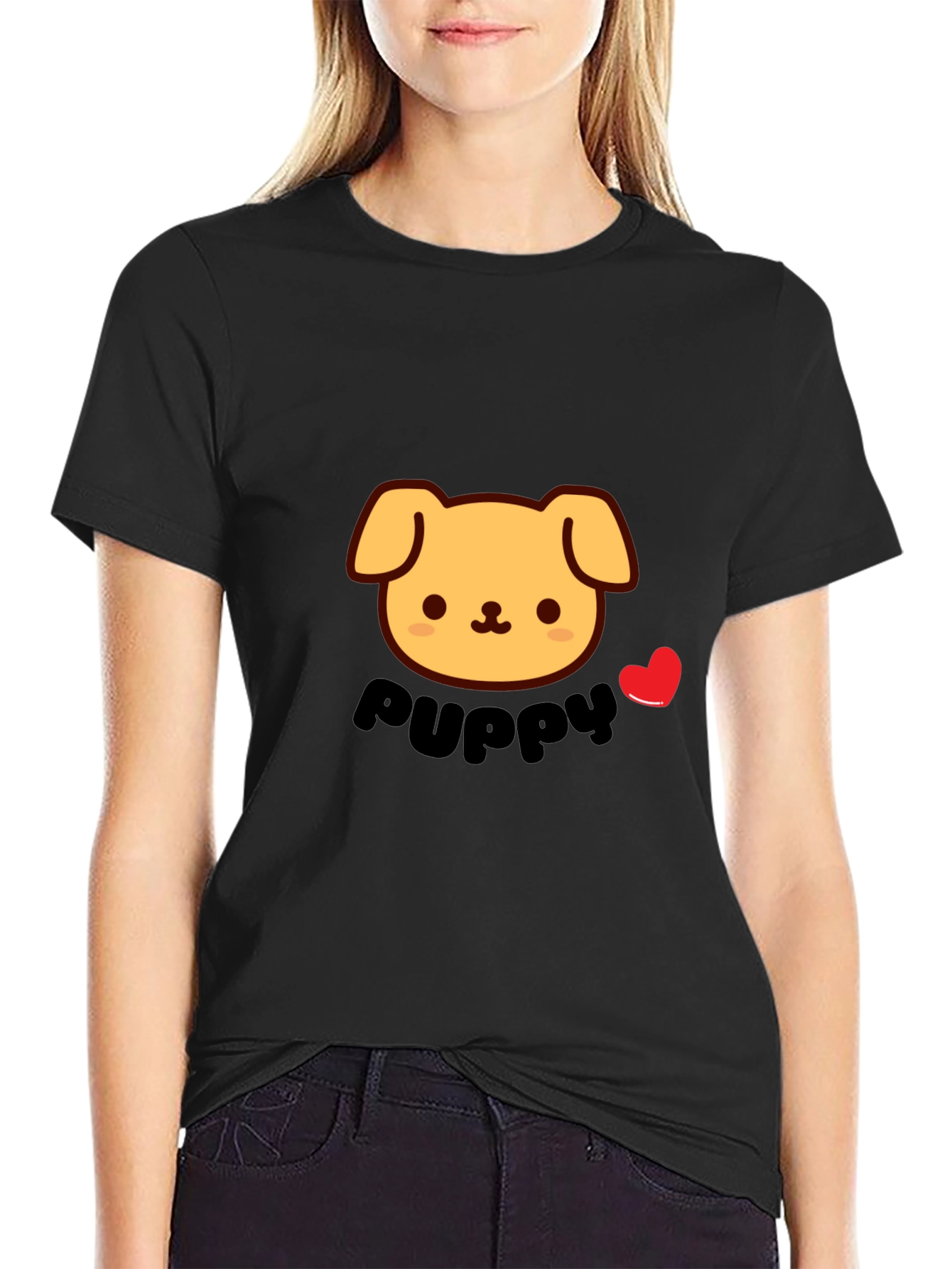 Puppy Love T-Shirt - Cute Cartoon Dog Tee
