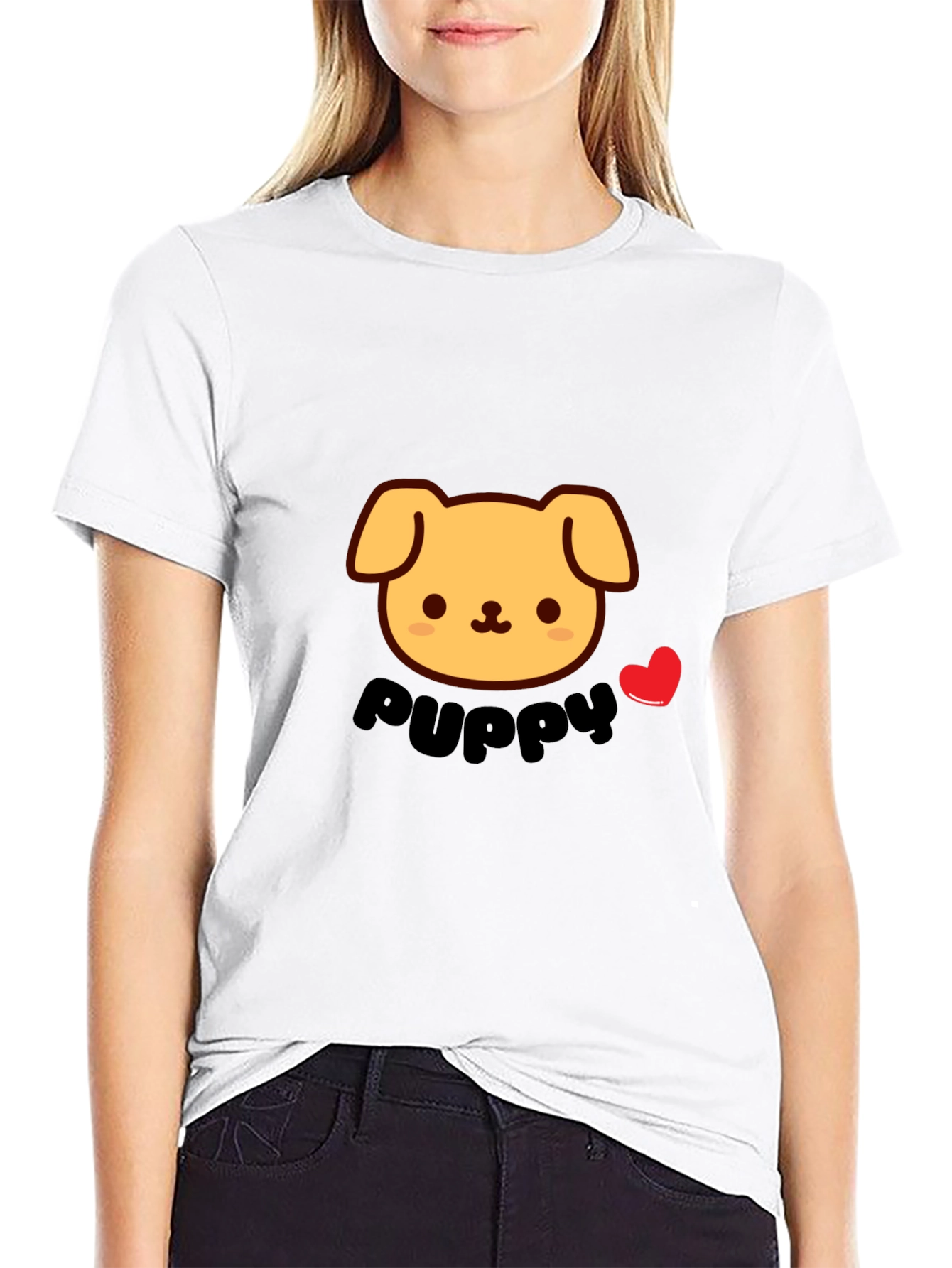 Puppy Love T-Shirt - Cute Cartoon Dog Tee