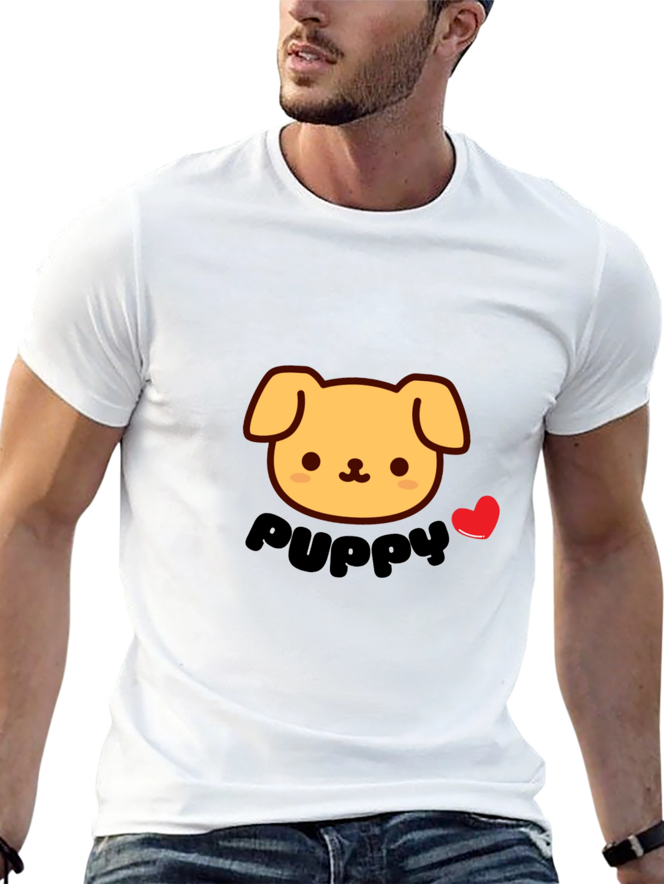 Puppy Love T-Shirt - Cute Cartoon Dog Tee