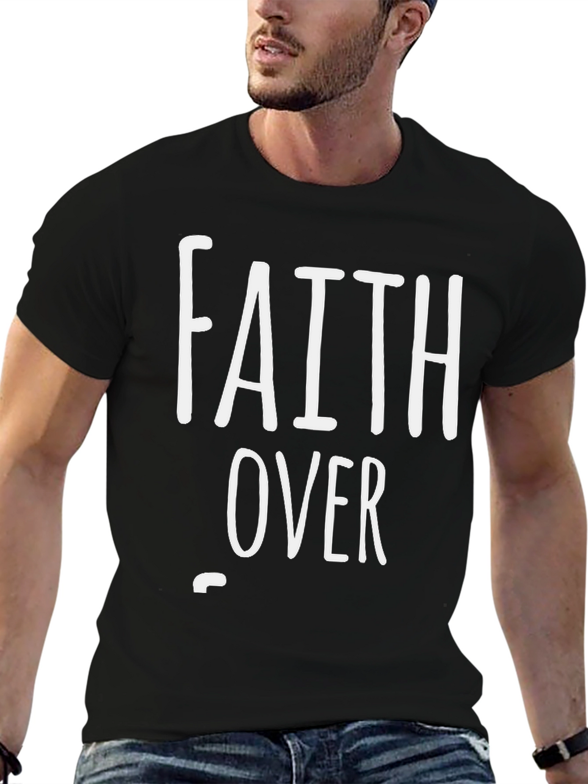 Faith Over Fear Graphic T-Shirt