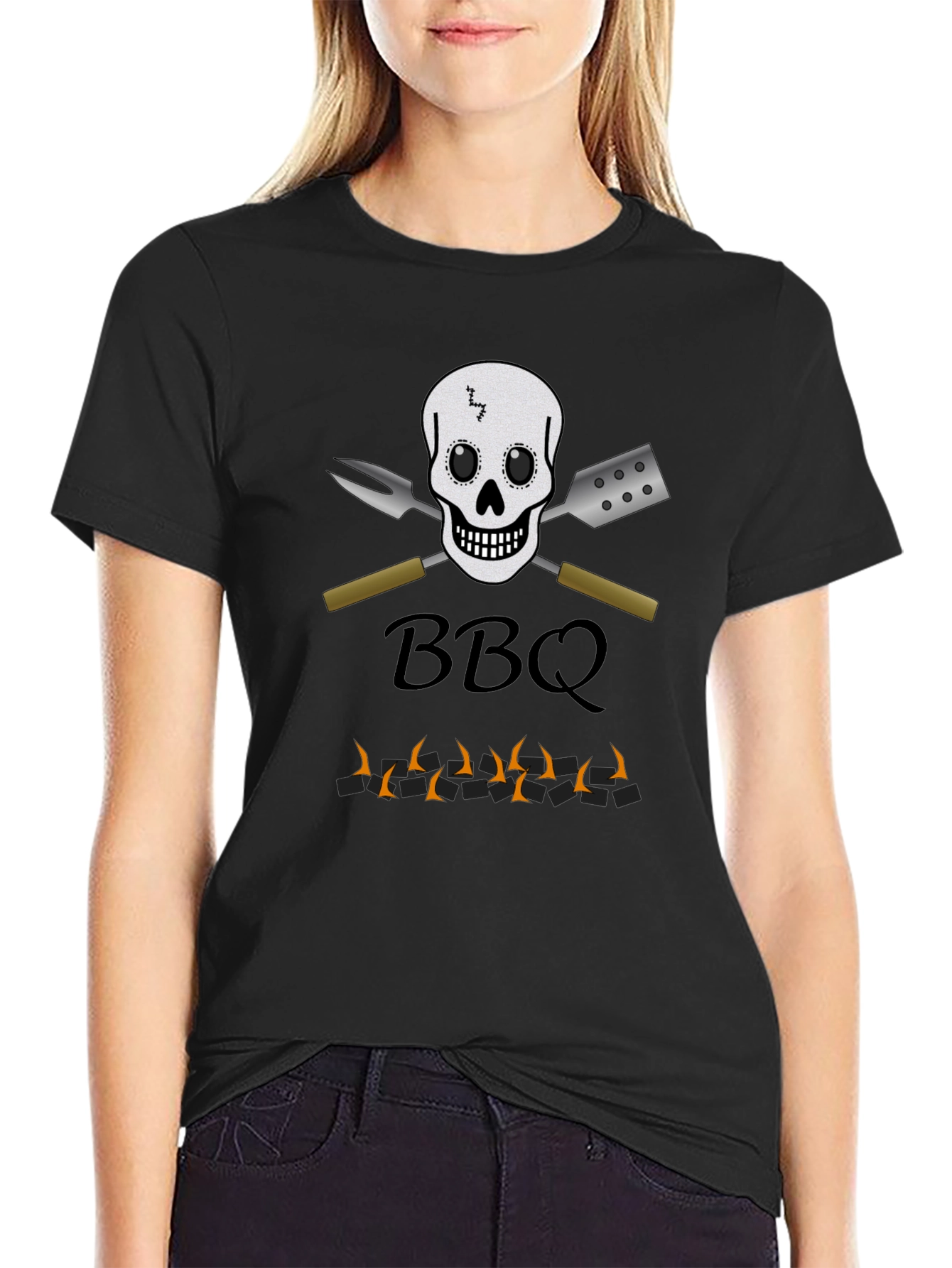BBQ Skull & Tools T-Shirt