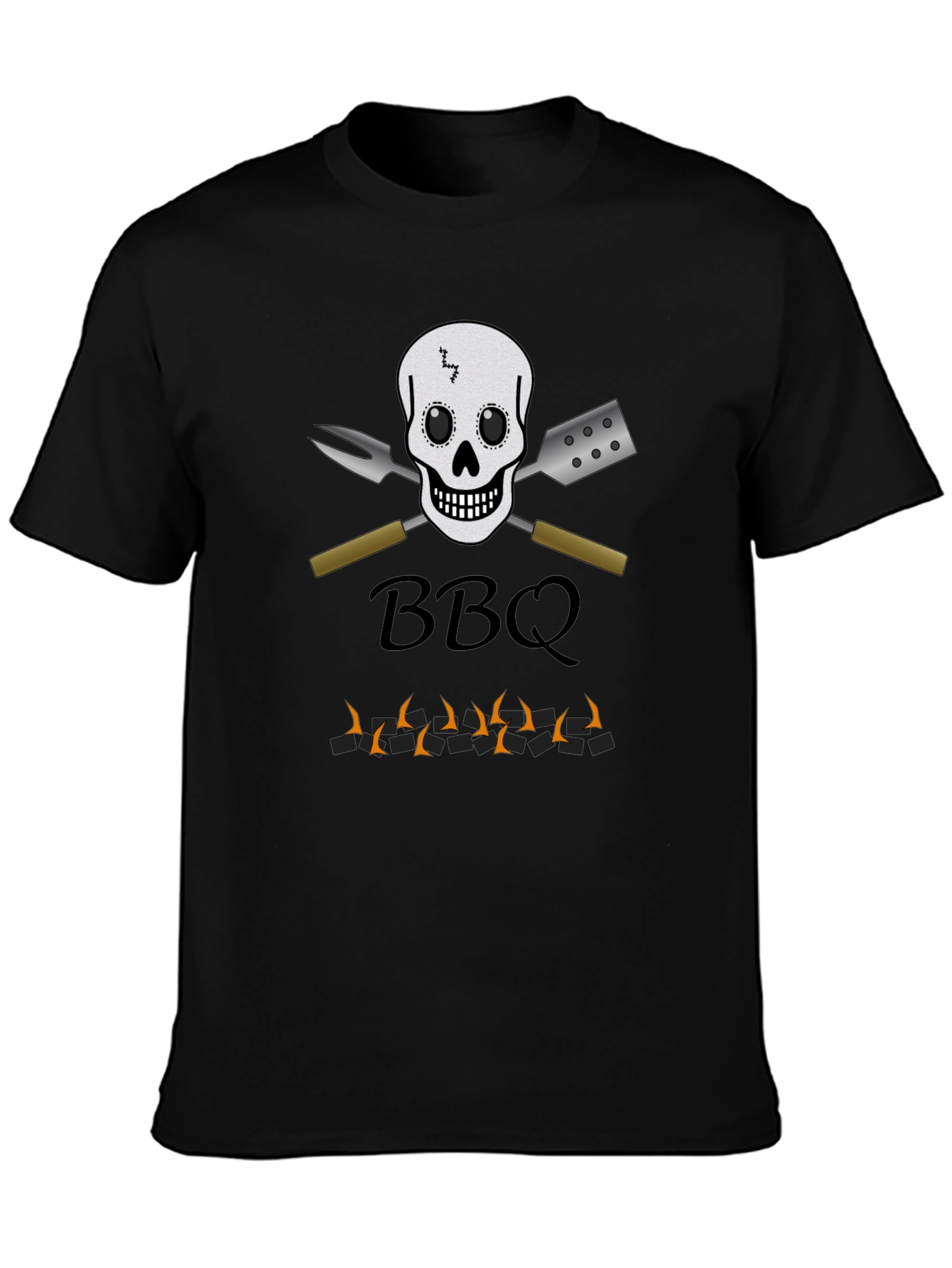 BBQ Skull & Tools T-Shirt