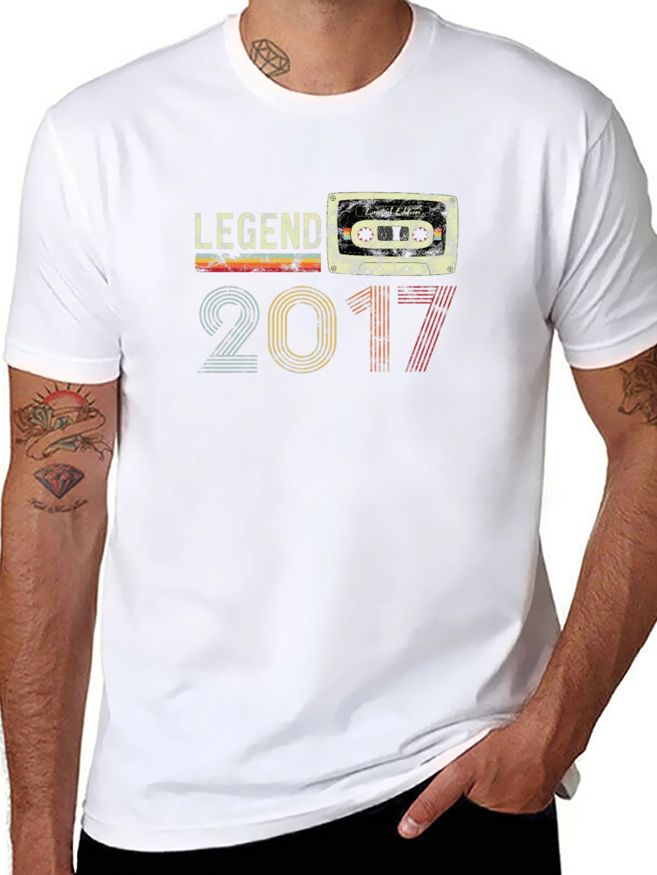 Legend Since 2017 Cassette Tape Graphic Tee
