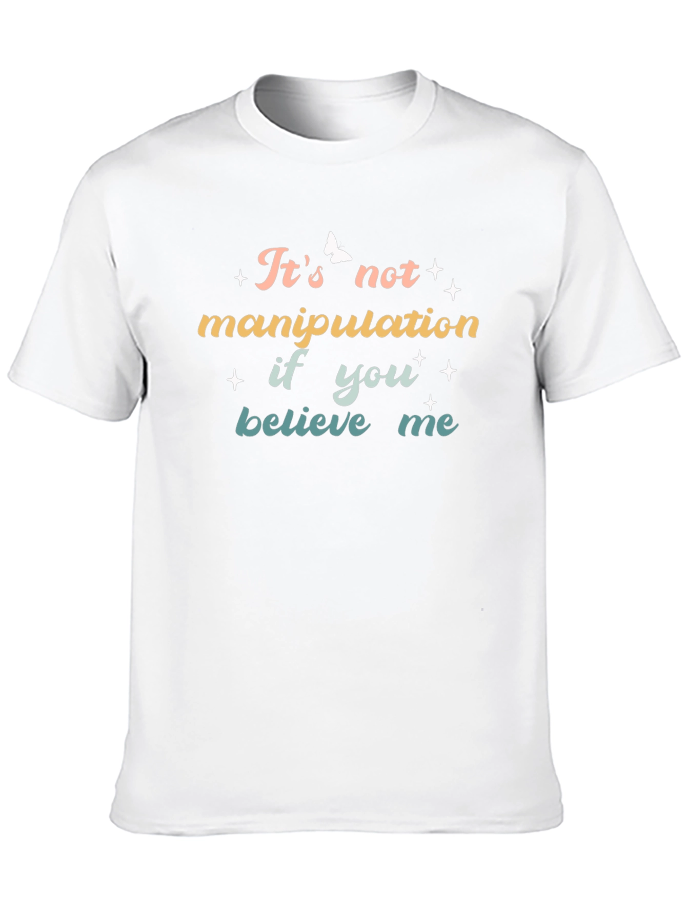 Believe Me Graphic Tee - Soft Black T-Shirt