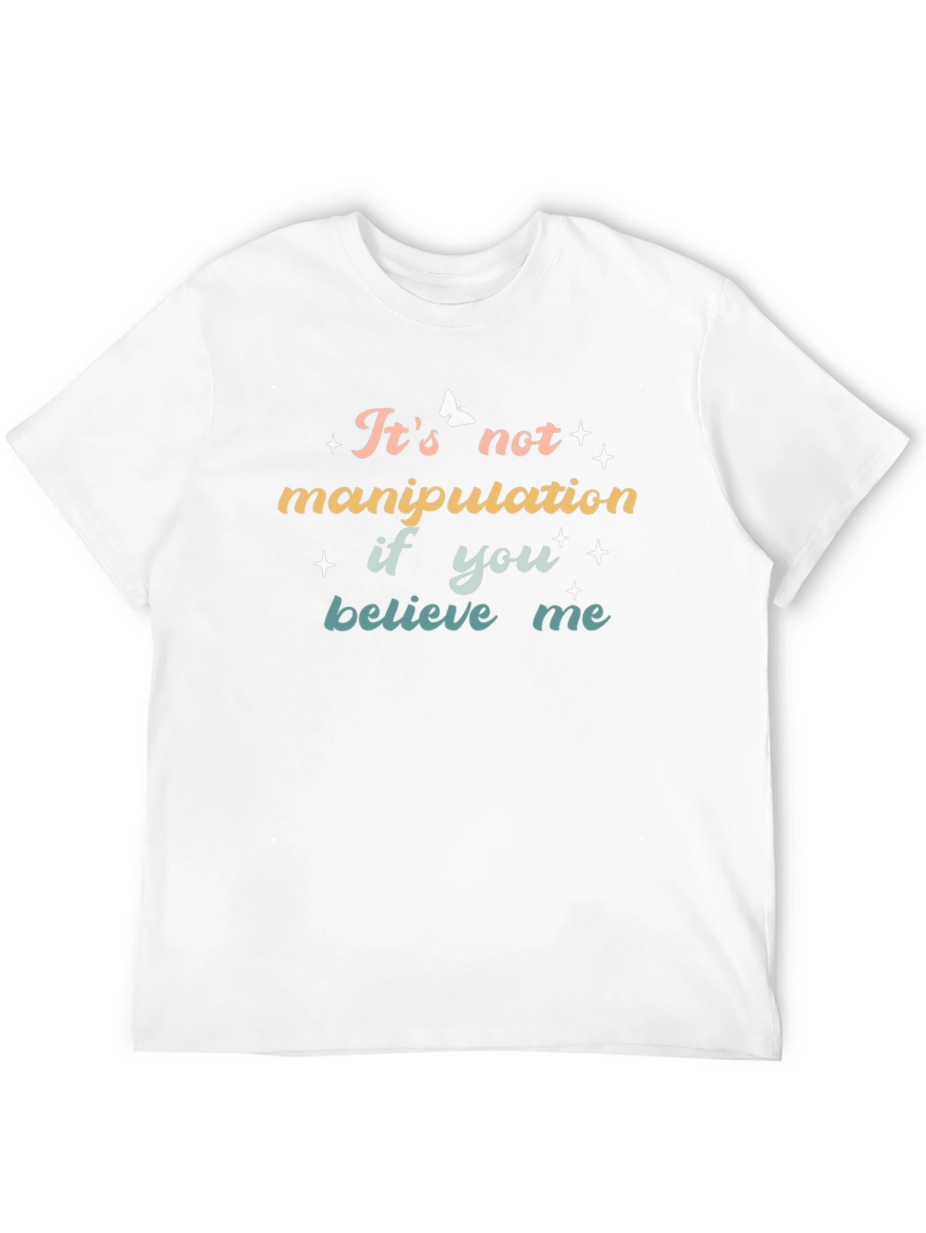 Believe Me Graphic Tee - Soft Black T-Shirt