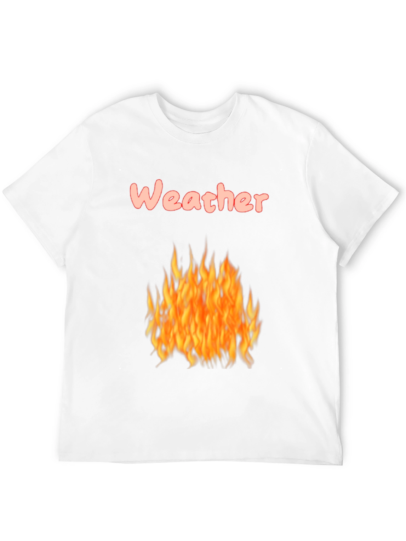 Fiery Weather Graphic Tee - Mens Black T-Shirt