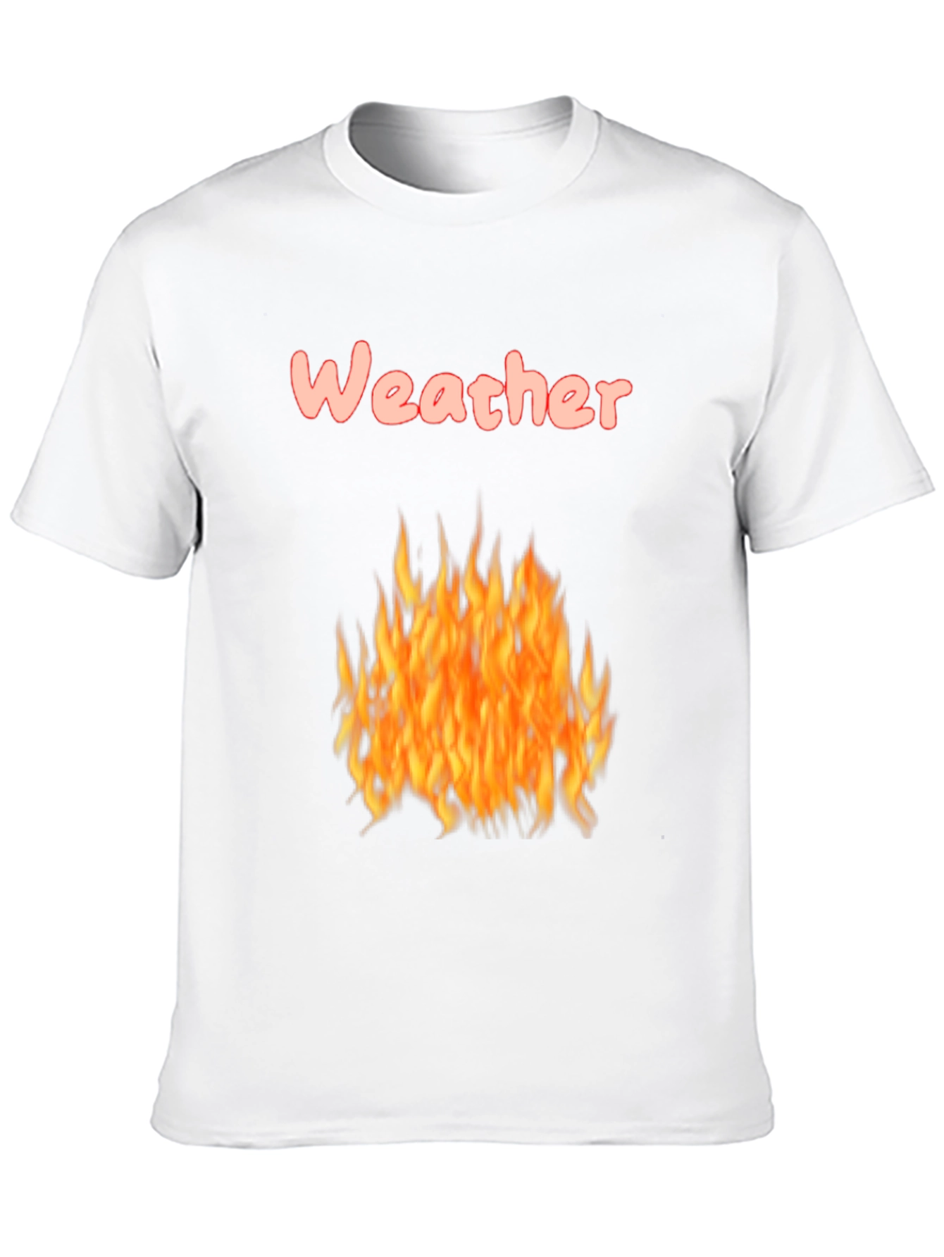 Fiery Weather Graphic Tee - Mens Black T-Shirt