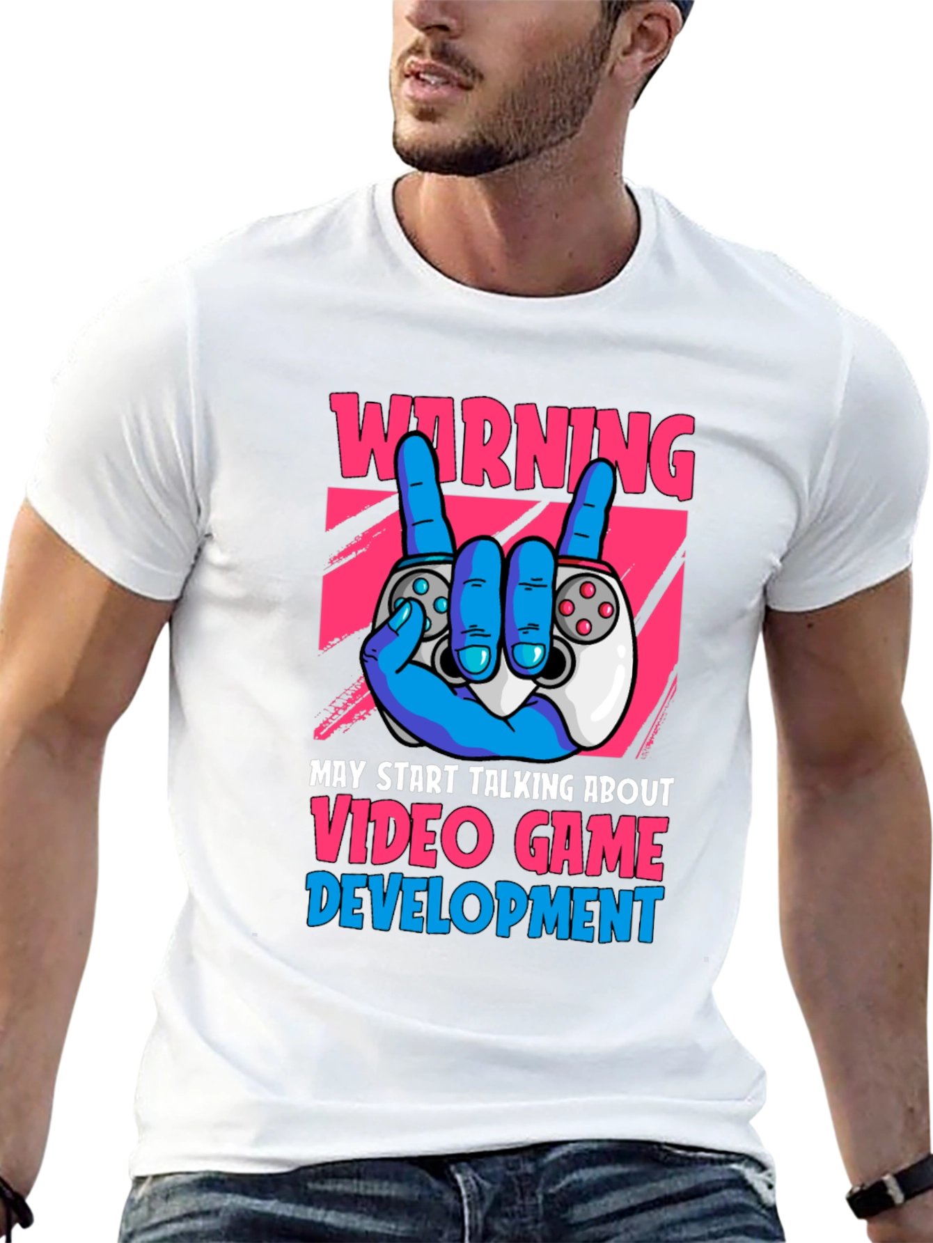 Warning Video Game Development T-Shirt