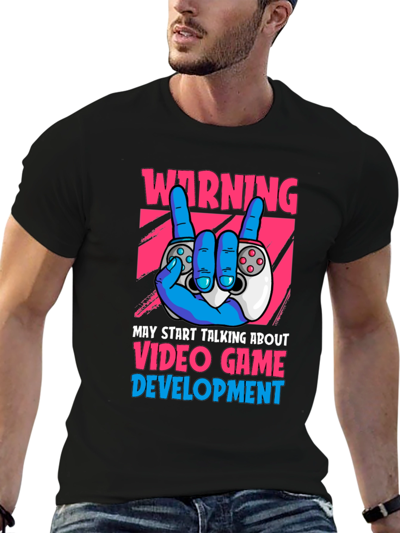 Warning Video Game Development T-Shirt