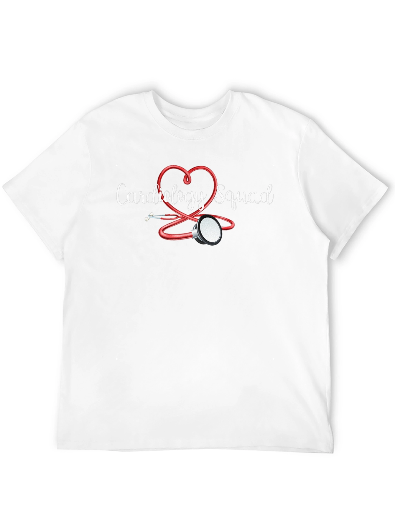 Cardiology Squad Stethoscope Heart T-Shirt