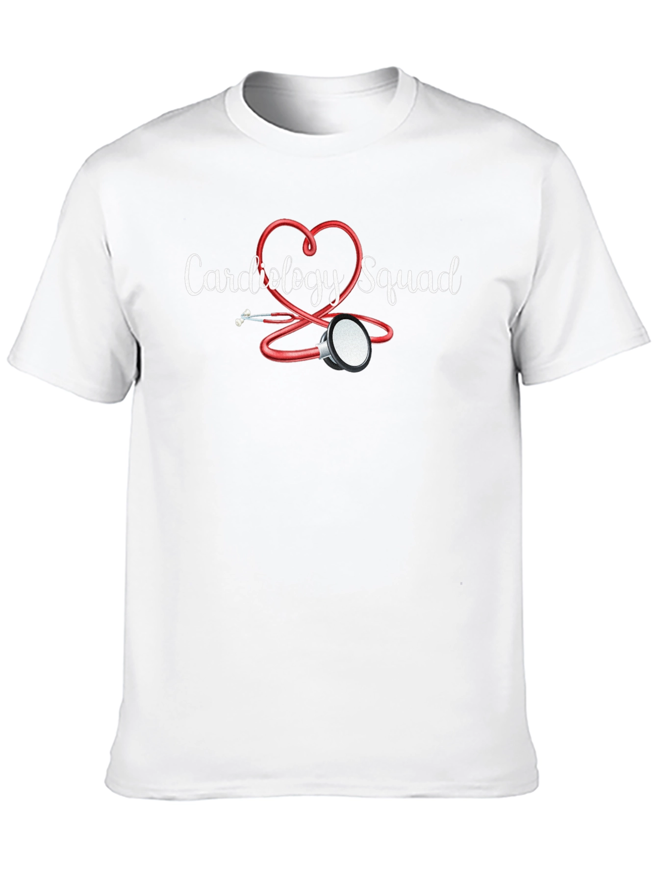 Cardiology Squad Stethoscope Heart T-Shirt
