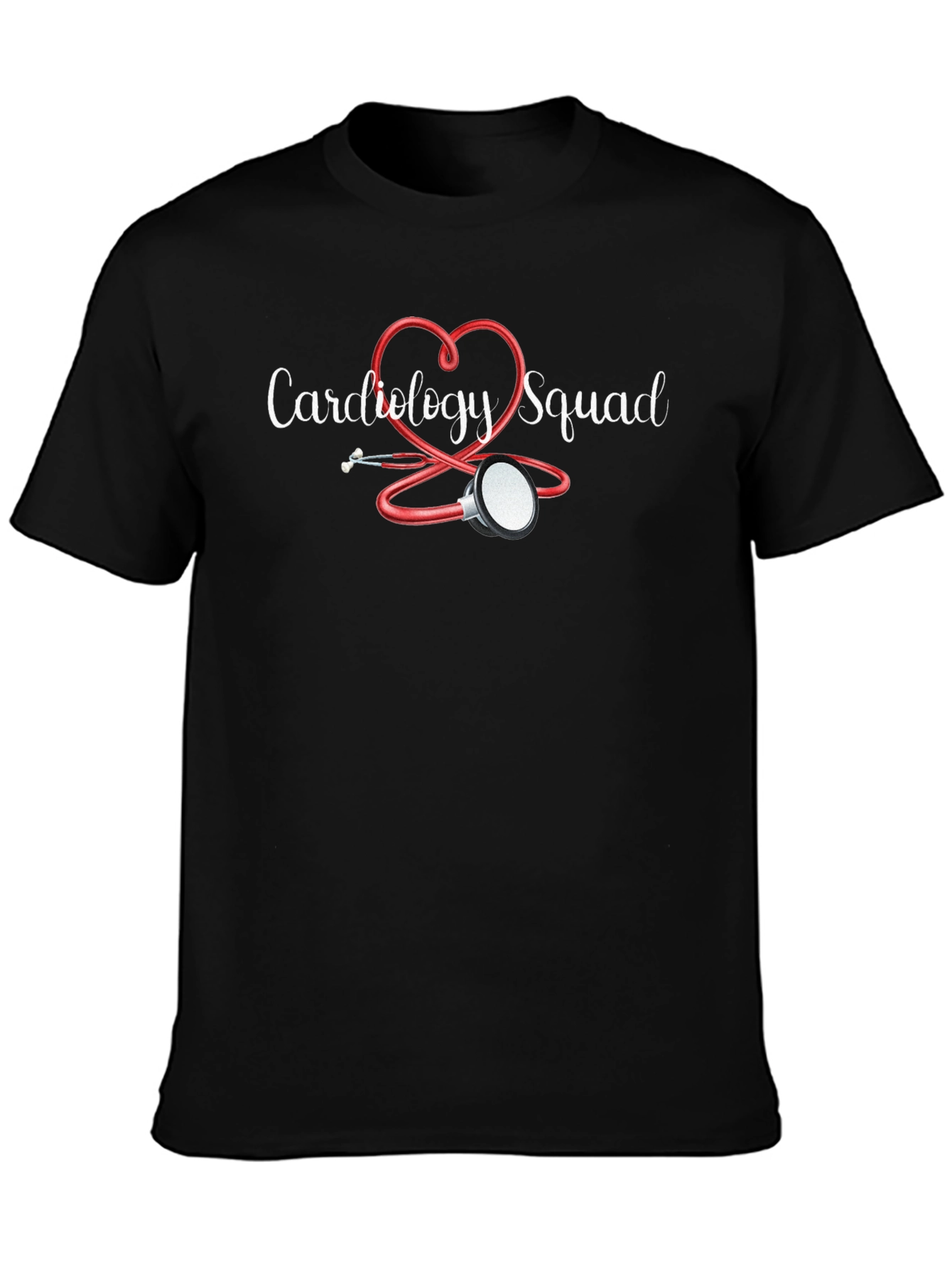 Cardiology Squad Stethoscope Heart T-Shirt