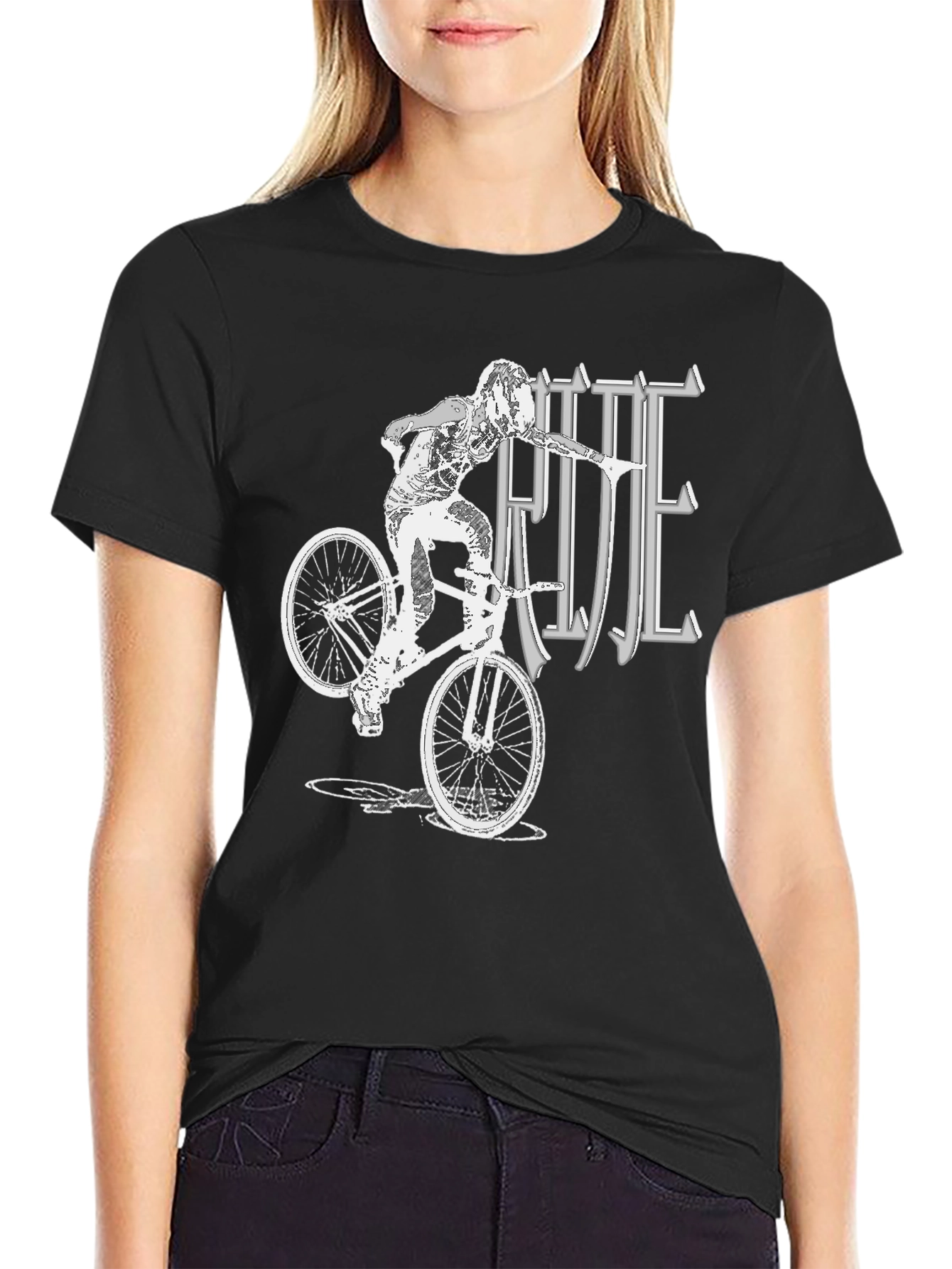 Ride BMX Black Graphic Tee