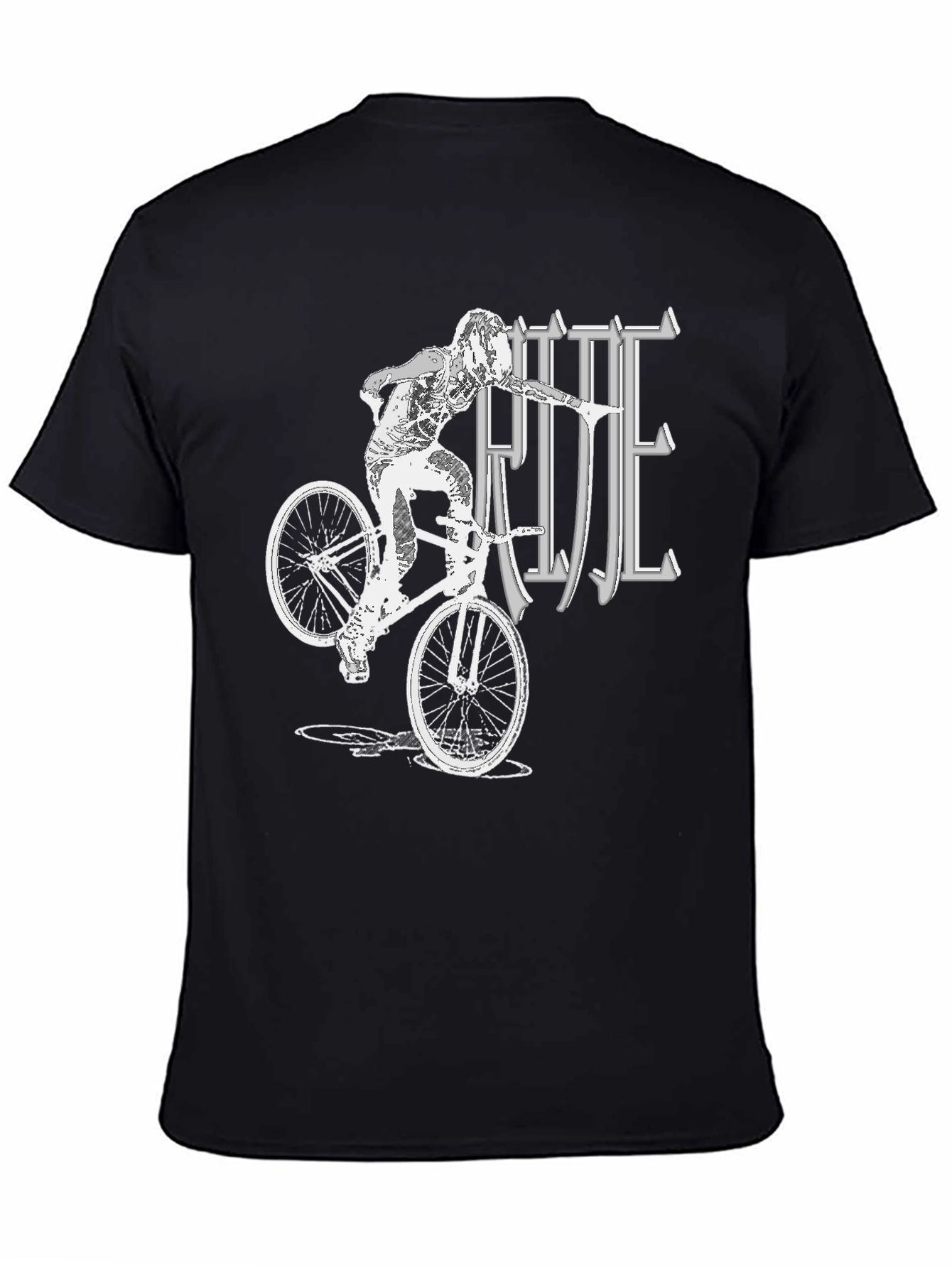 Ride BMX Black Graphic Tee