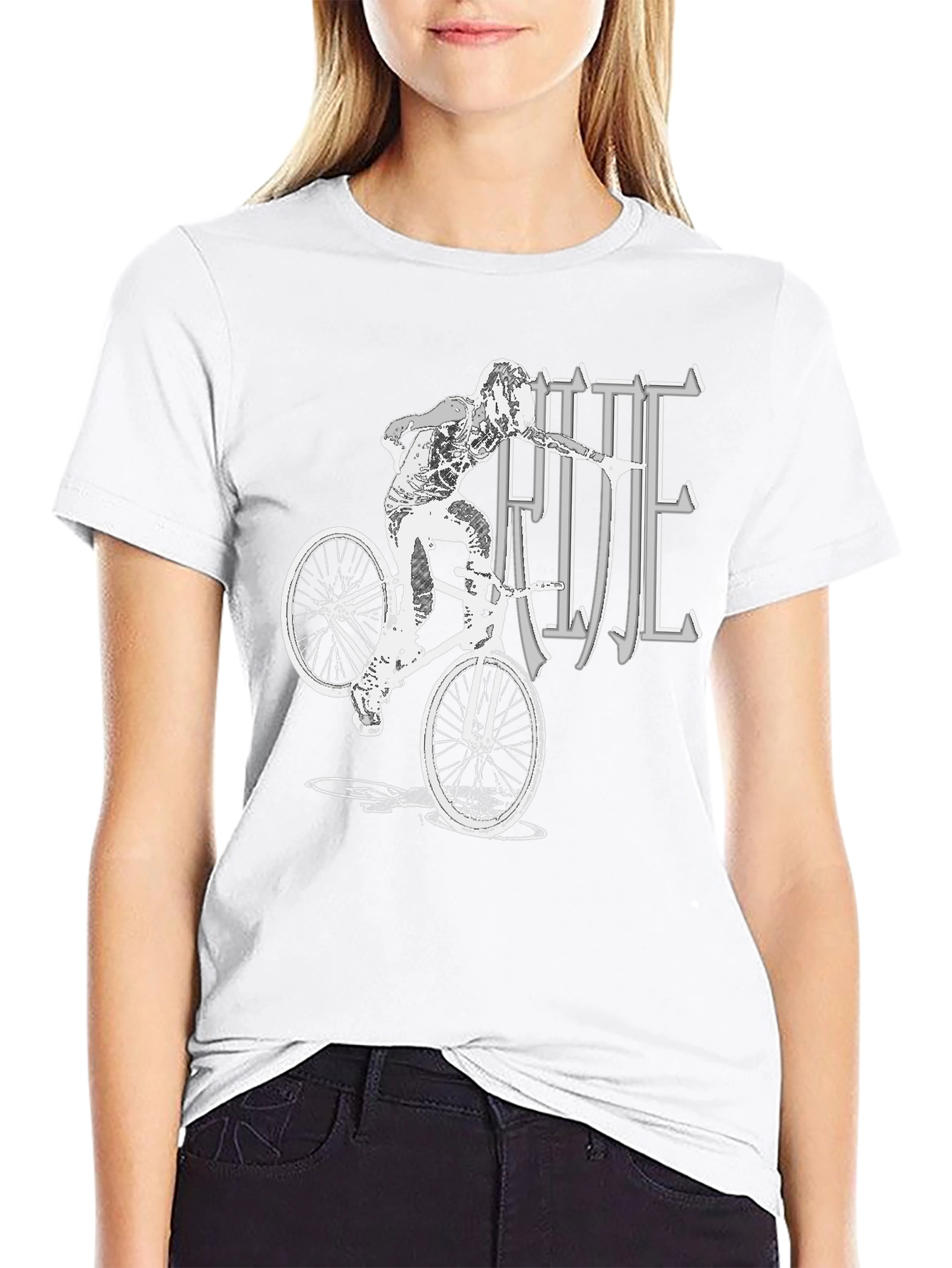 Ride BMX Black Graphic Tee
