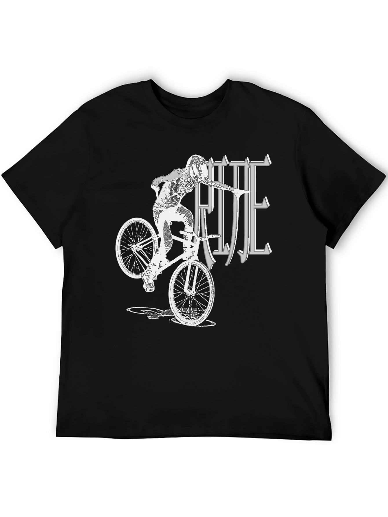 Ride BMX Black Graphic Tee
