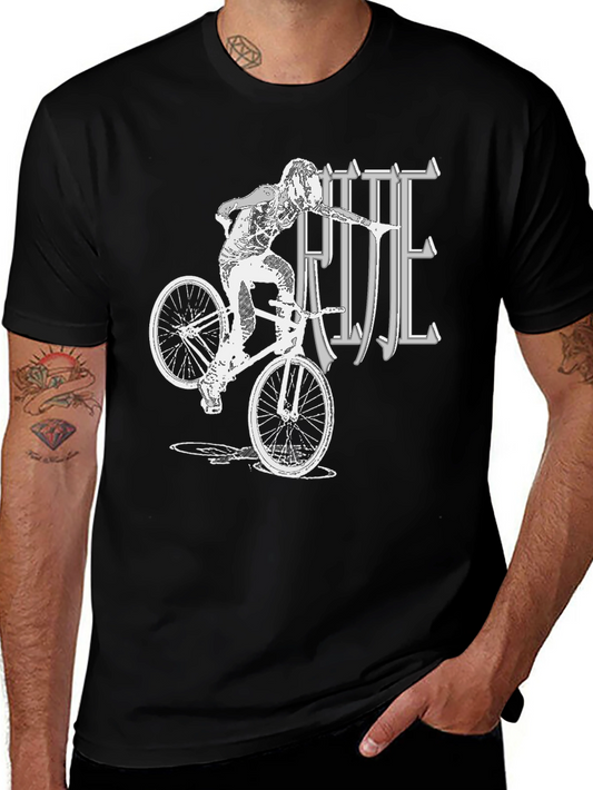Ride BMX Black Graphic Tee