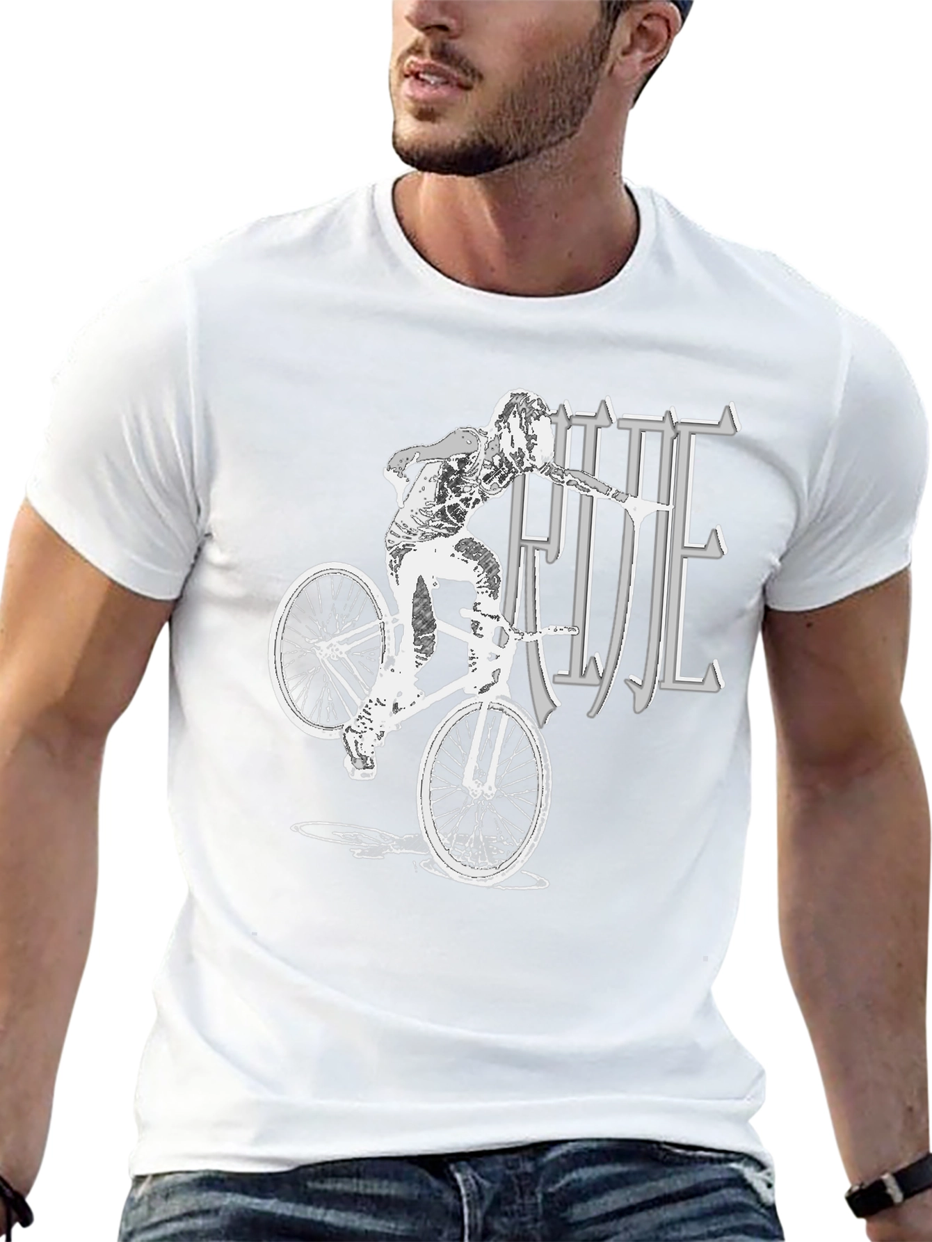 Ride BMX Black Graphic Tee