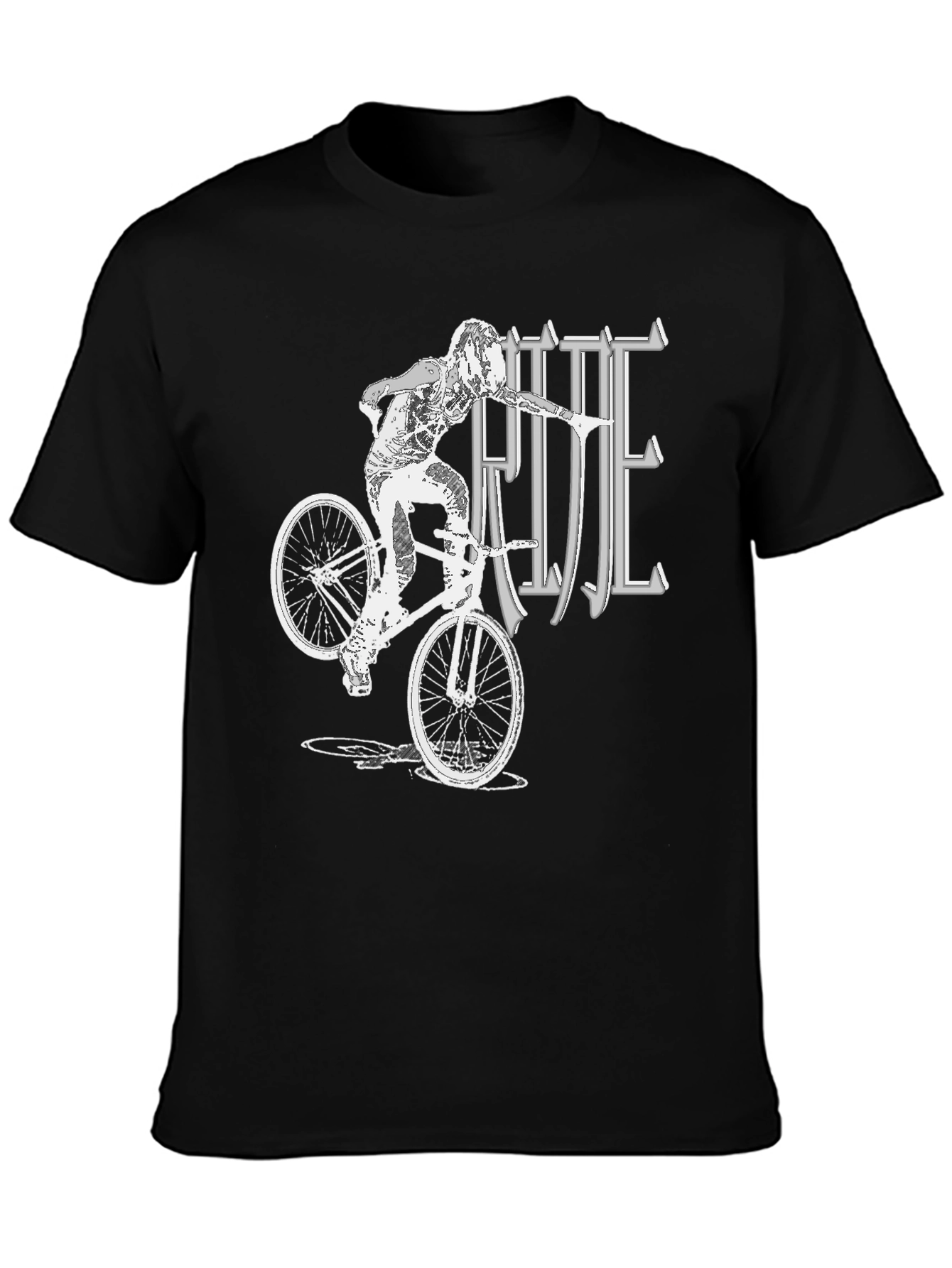 Ride BMX Black Graphic Tee