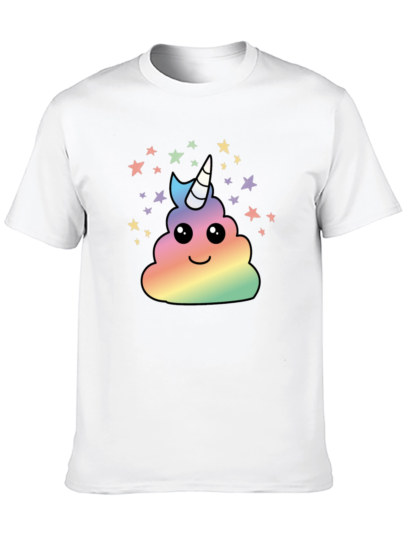 Unicorn Poop Emoji Graphic Tee