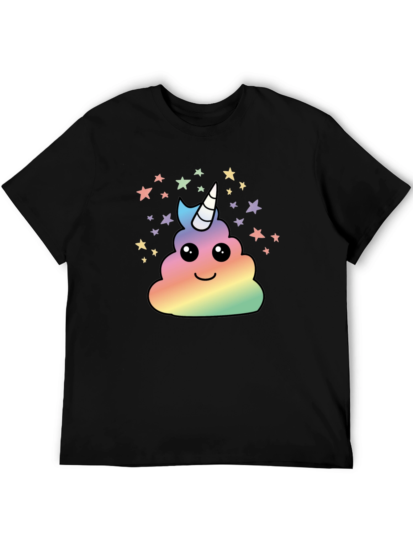 Unicorn Poop Emoji Graphic Tee