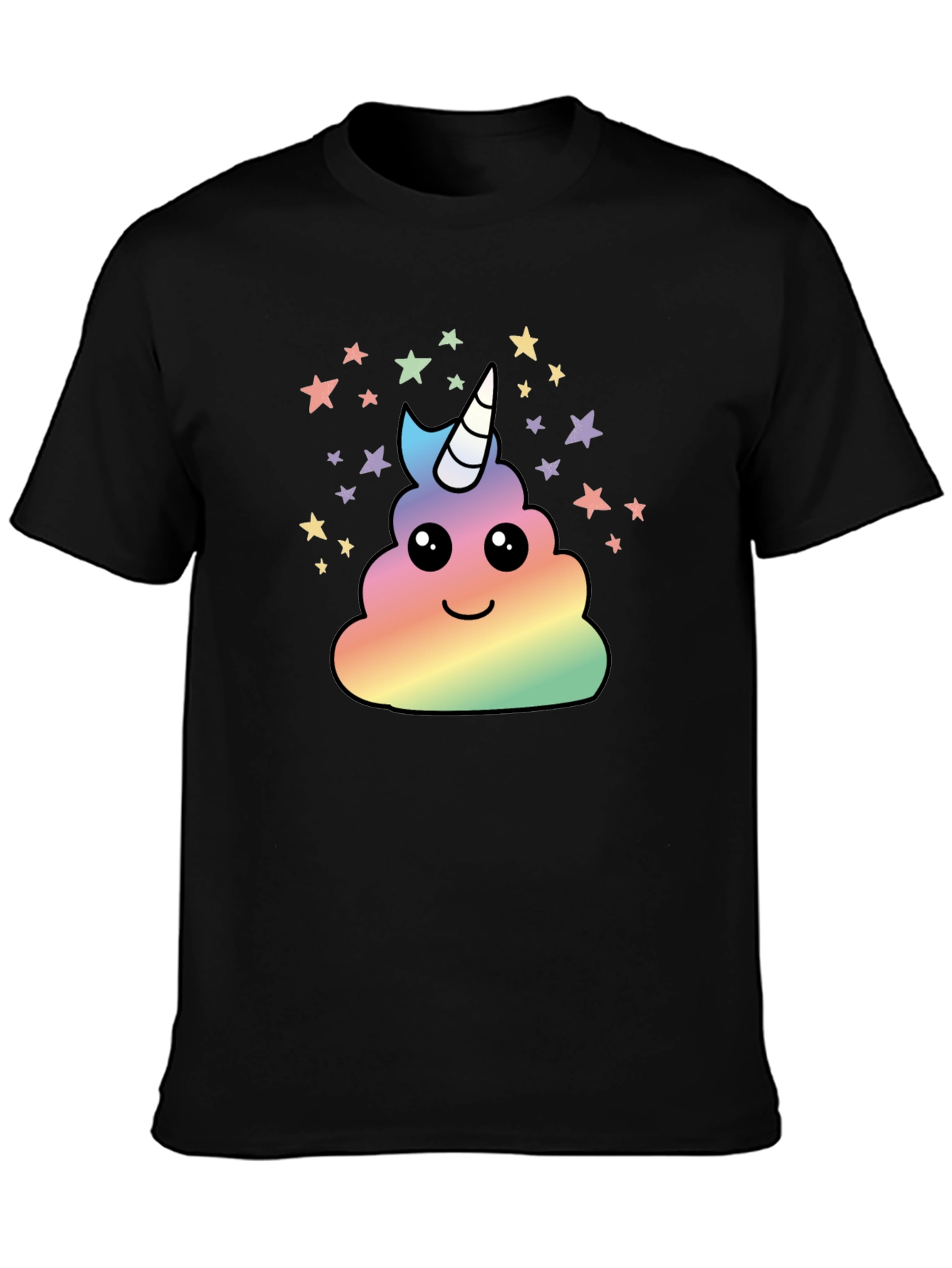 Unicorn Poop Emoji Graphic Tee