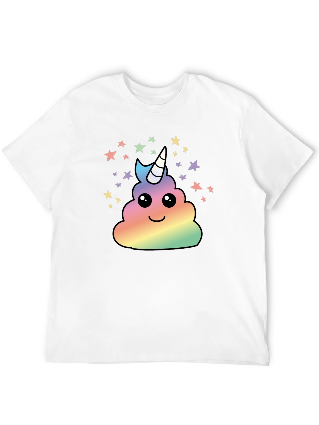 Unicorn Poop Emoji Graphic Tee
