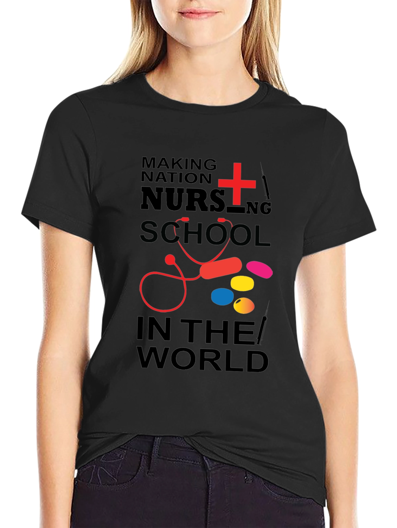 Nursing School T-Shirt - Medical Design