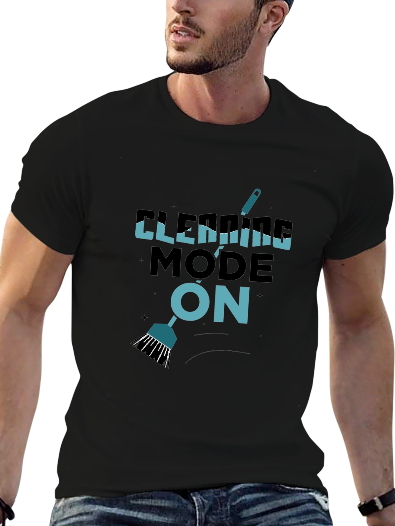 Cleaning Mode On T-Shirt