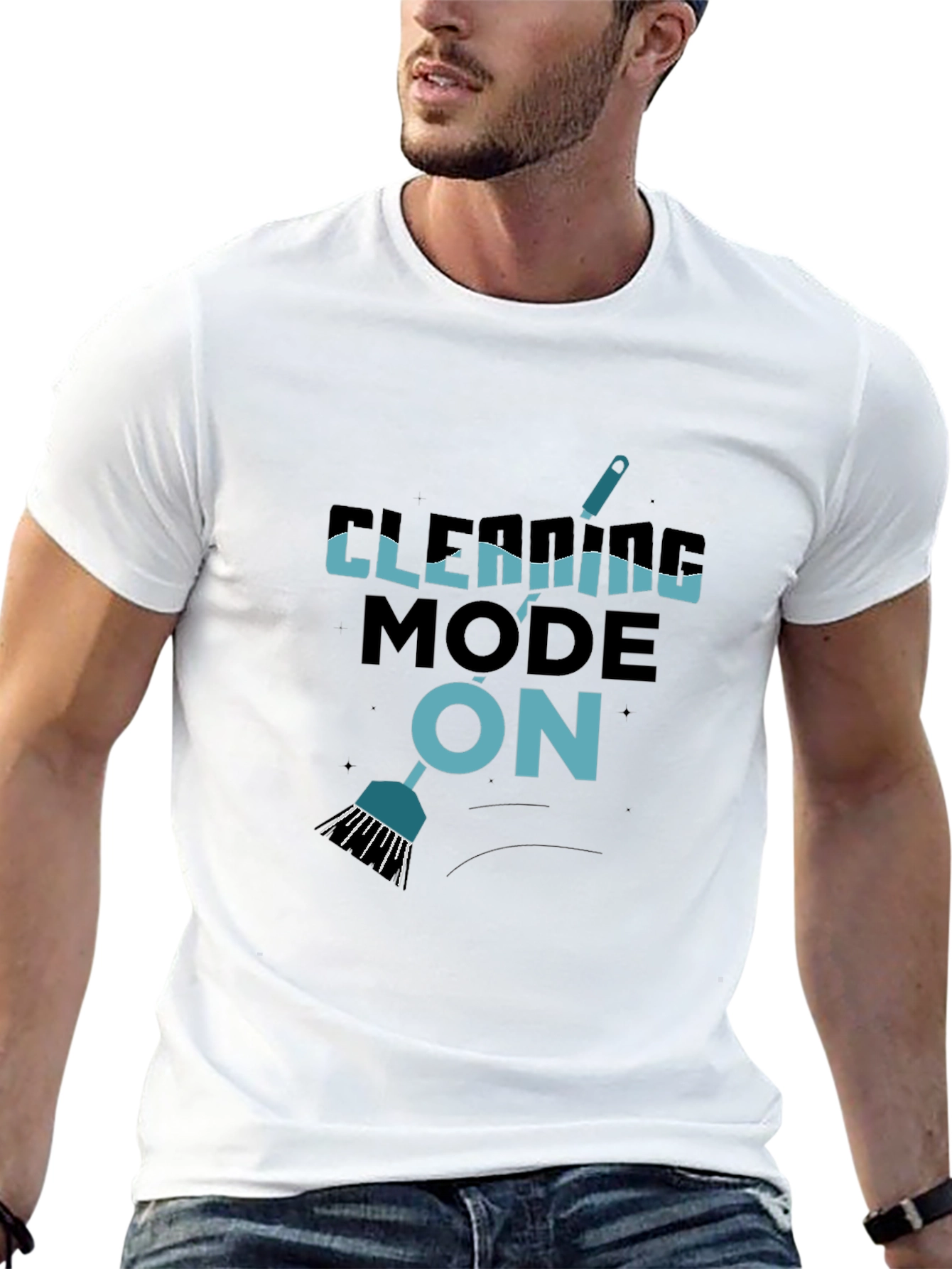 Cleaning Mode On T-Shirt