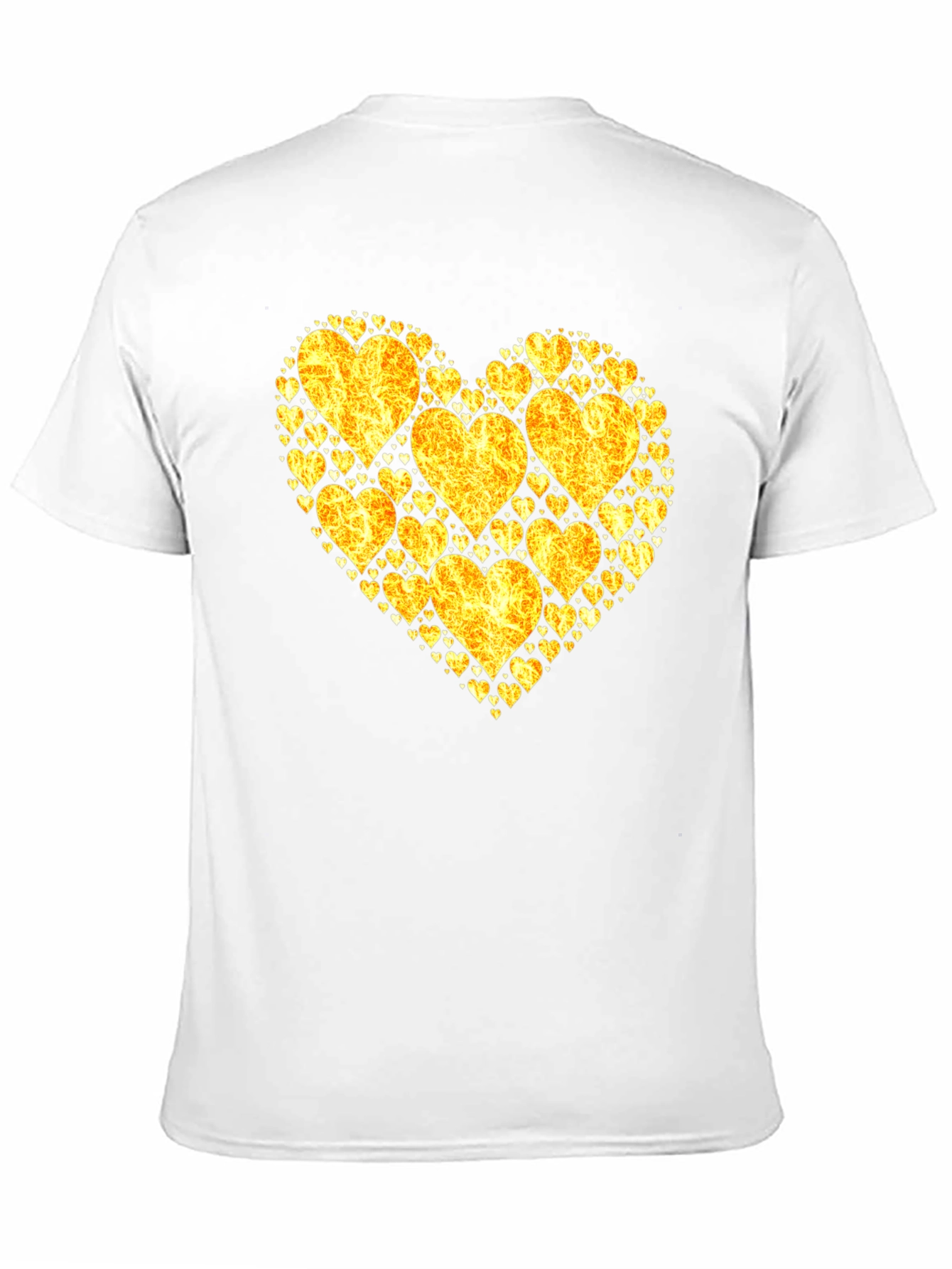 Heart of Gold Graphic Tee - Black Cotton Shirt