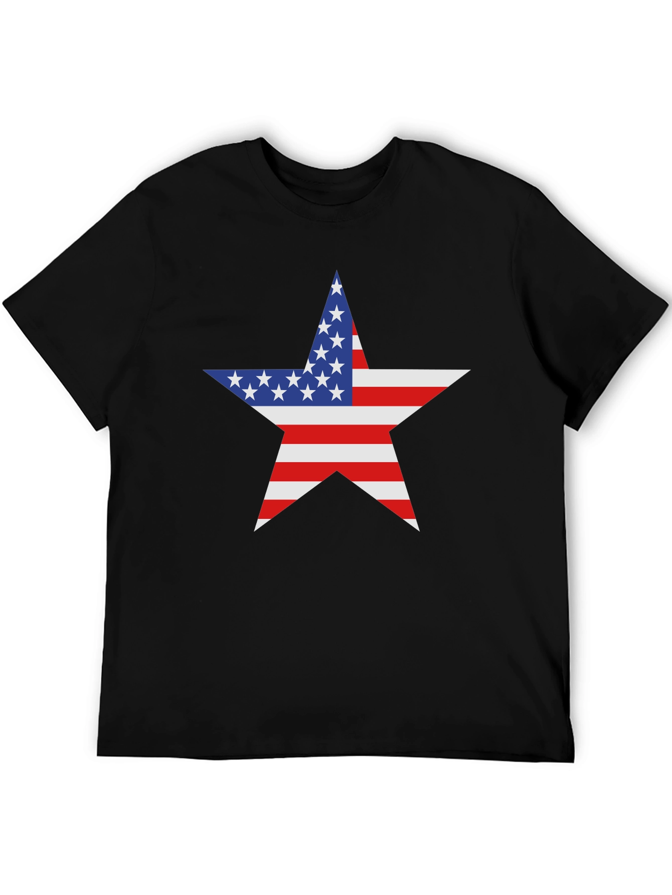 Patriotic American Flag Star T-Shirt