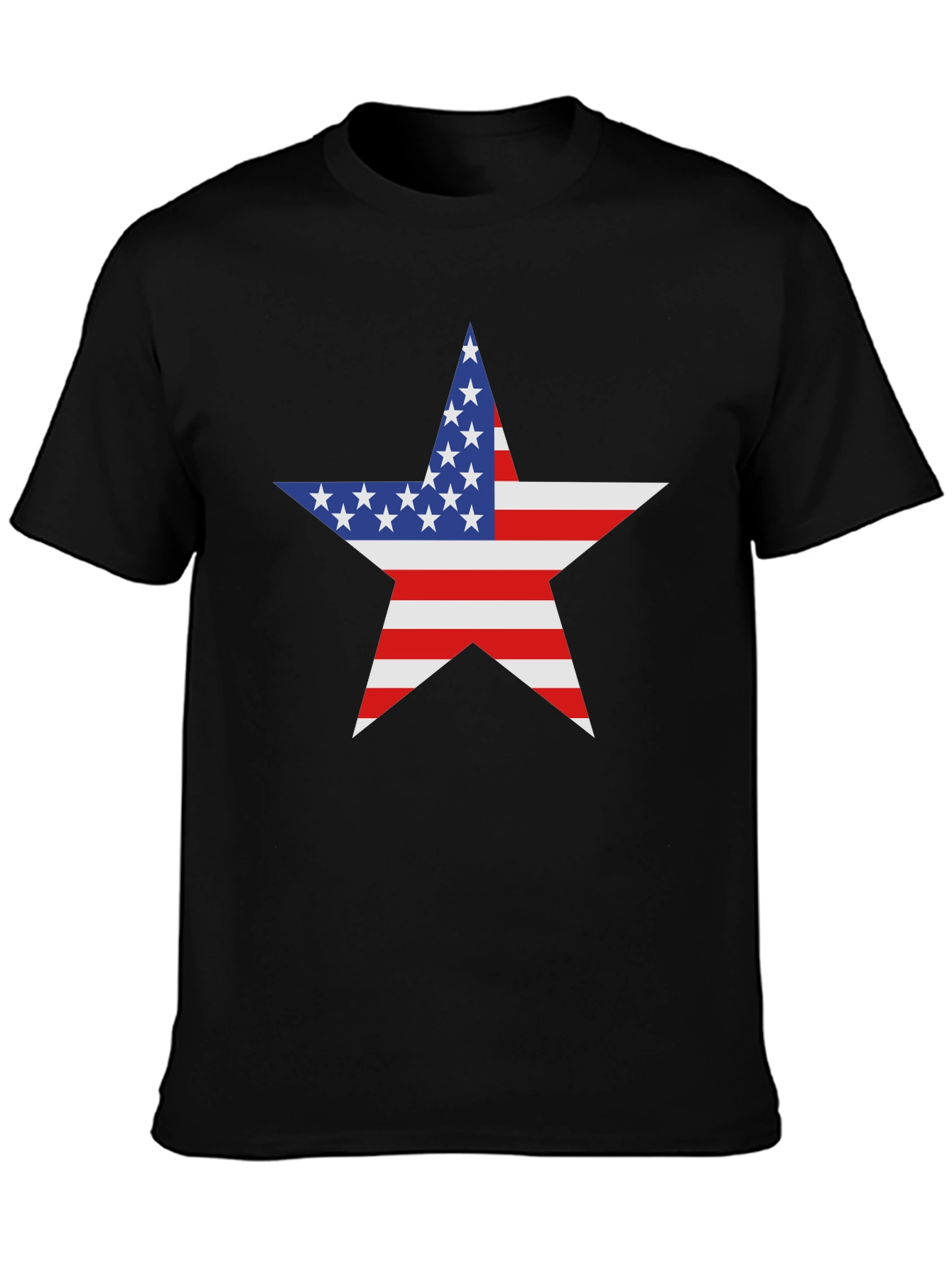 Patriotic American Flag Star T-Shirt