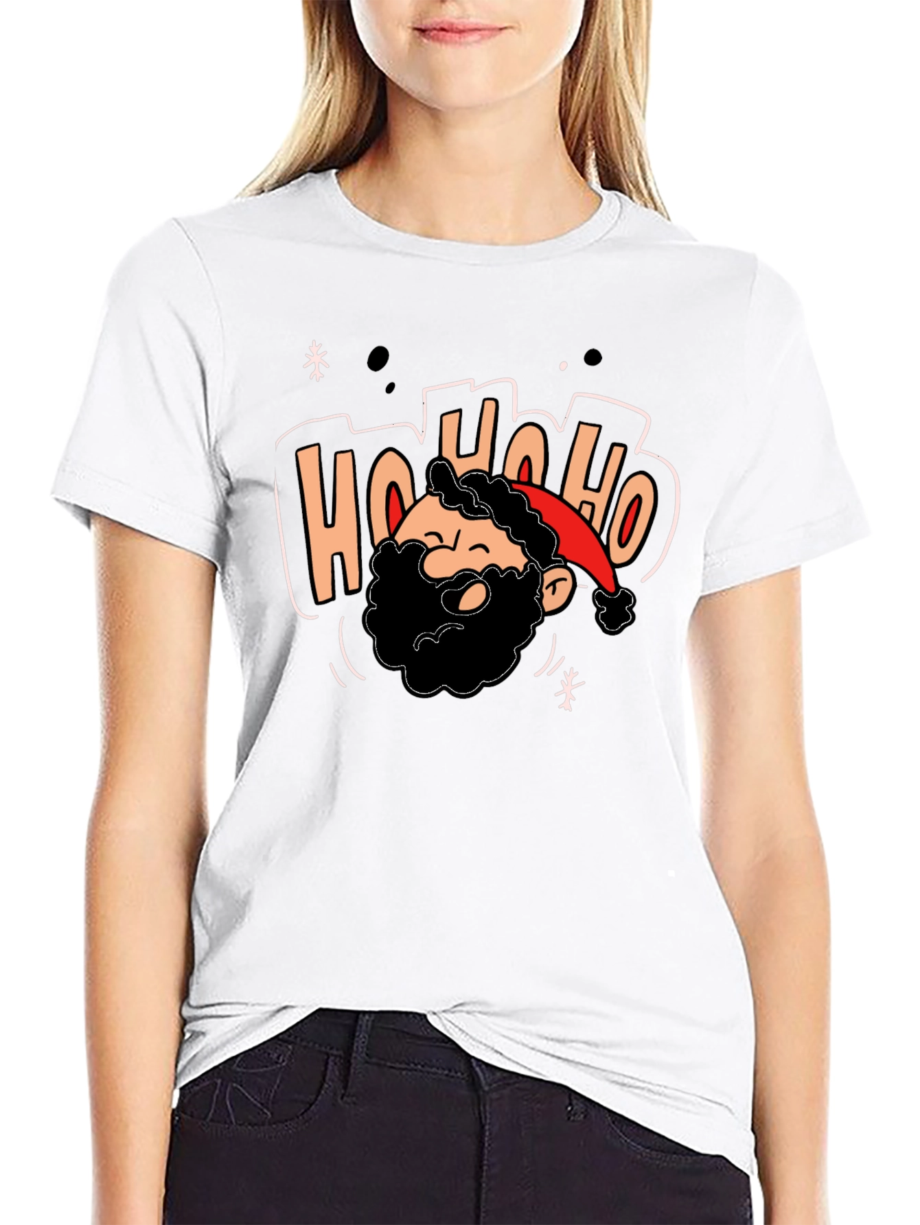 Ho Ho Ho Santa Graphic Tee