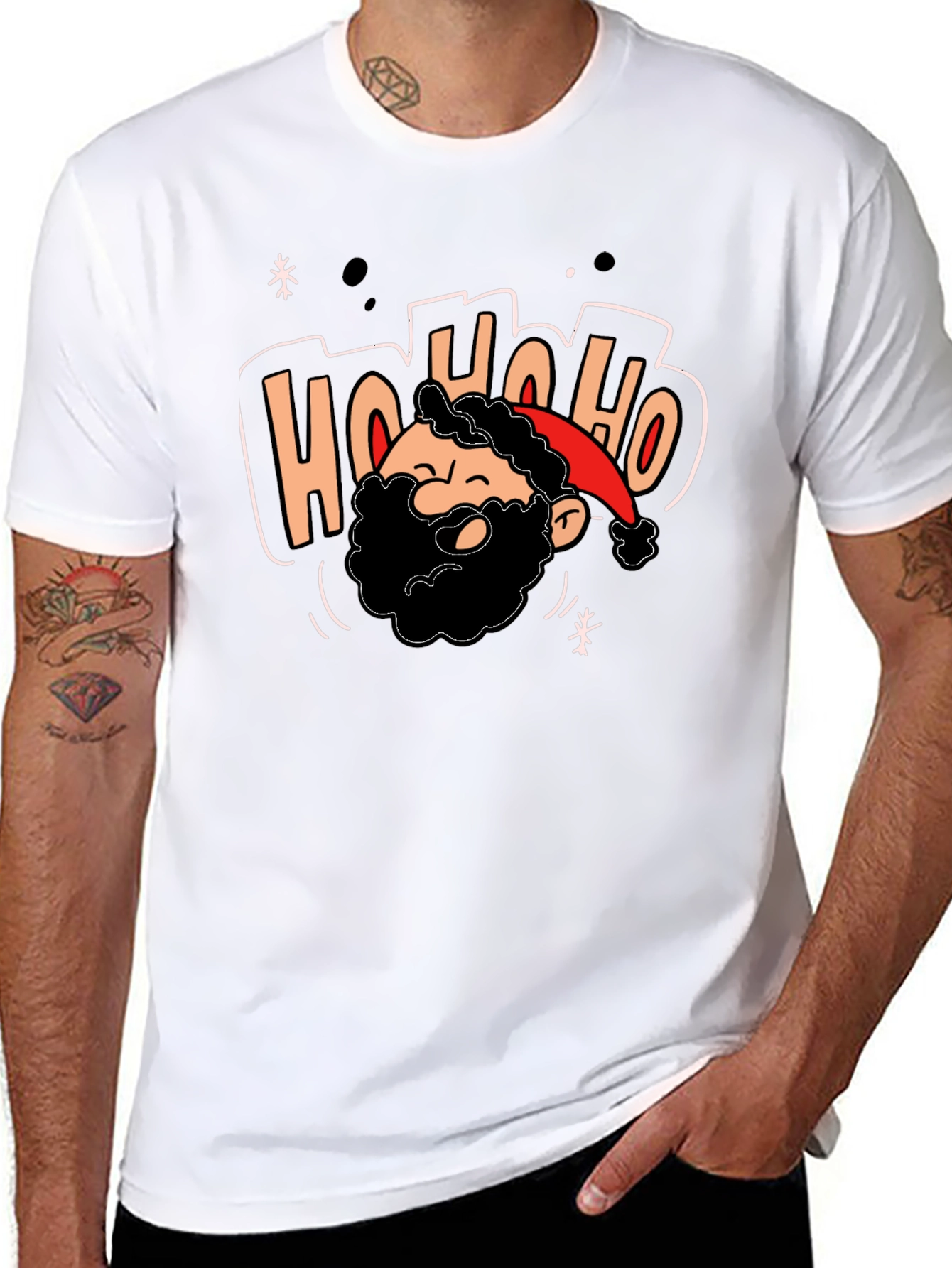 Ho Ho Ho Santa Graphic Tee
