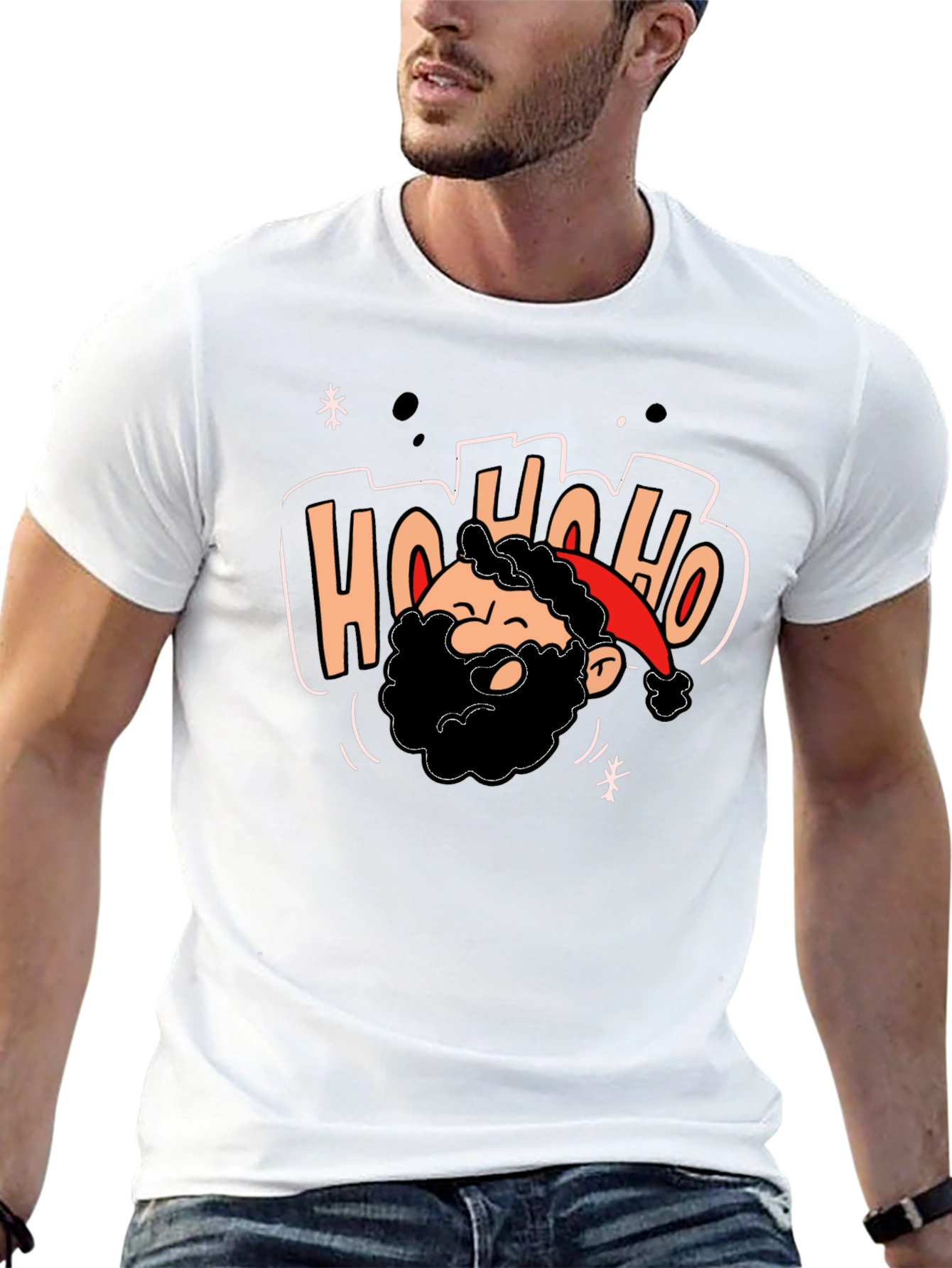 Ho Ho Ho Santa Graphic Tee