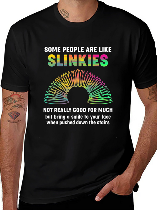 Slinkies Graphic Tee - Funny Novelty T-Shirt
