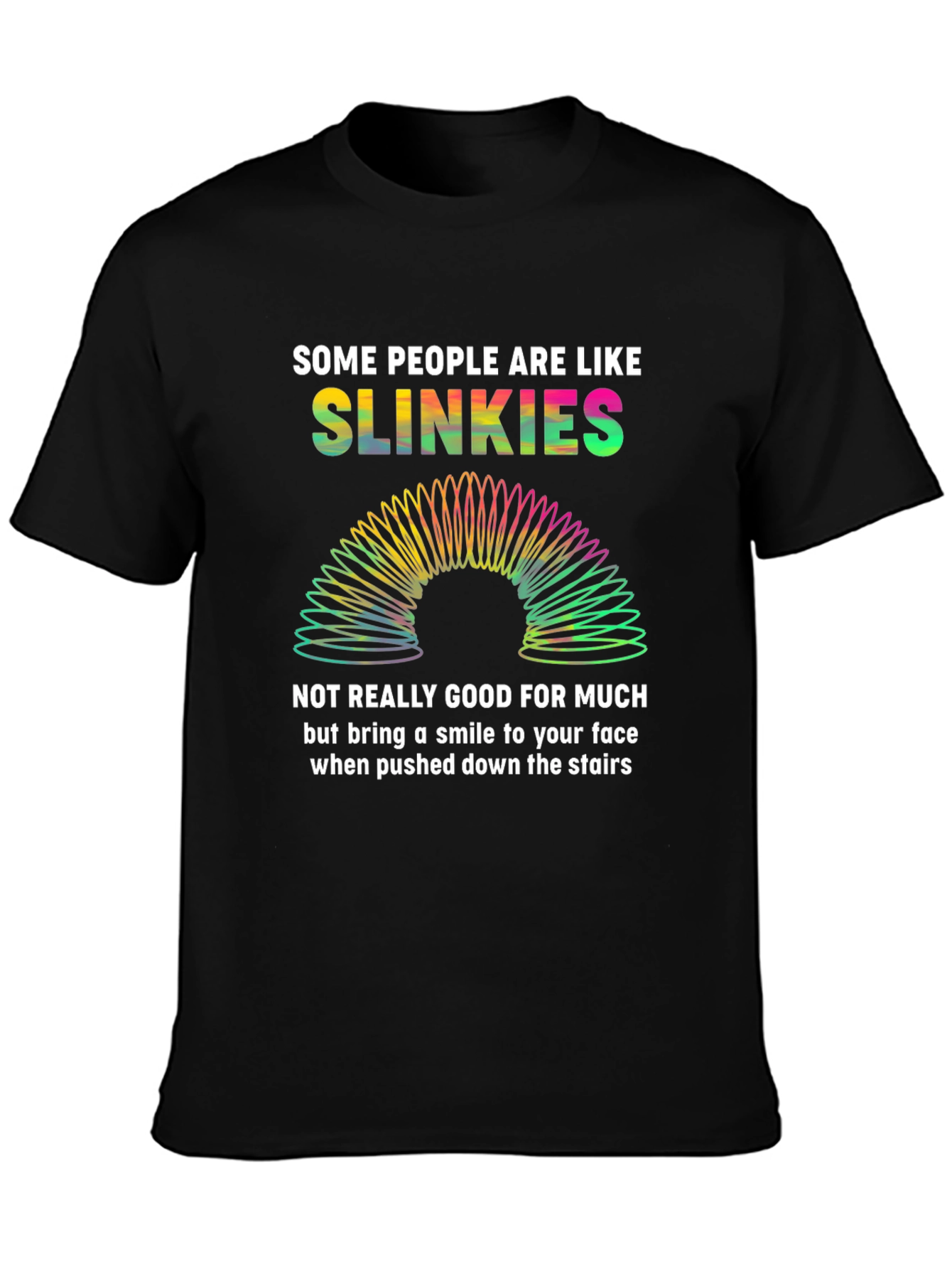 Slinkies Graphic Tee - Funny Novelty T-Shirt