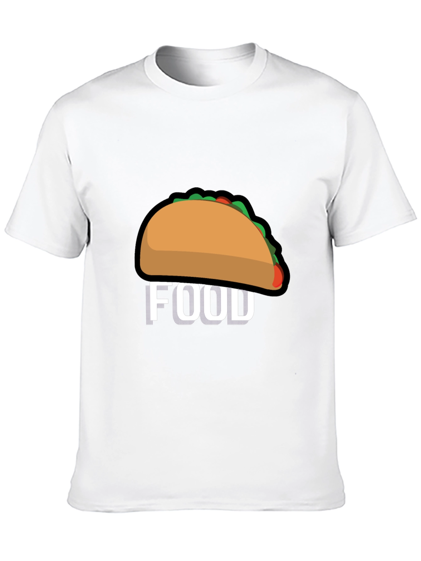 Taco Food Graphic Tee - Black