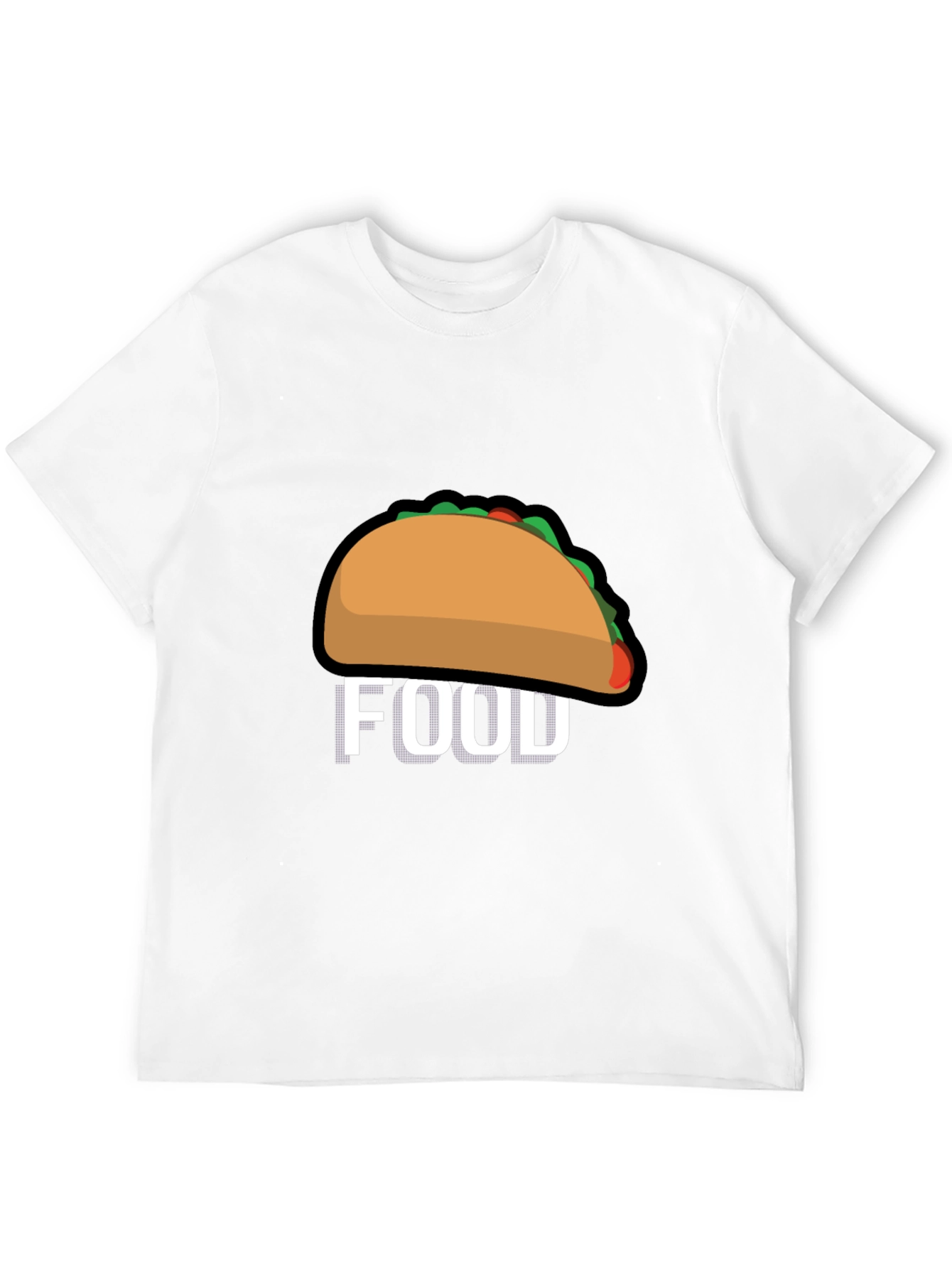 Taco Food Graphic Tee - Black