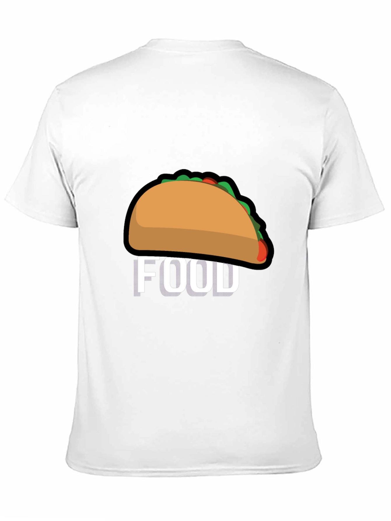Taco Food Graphic Tee - Black