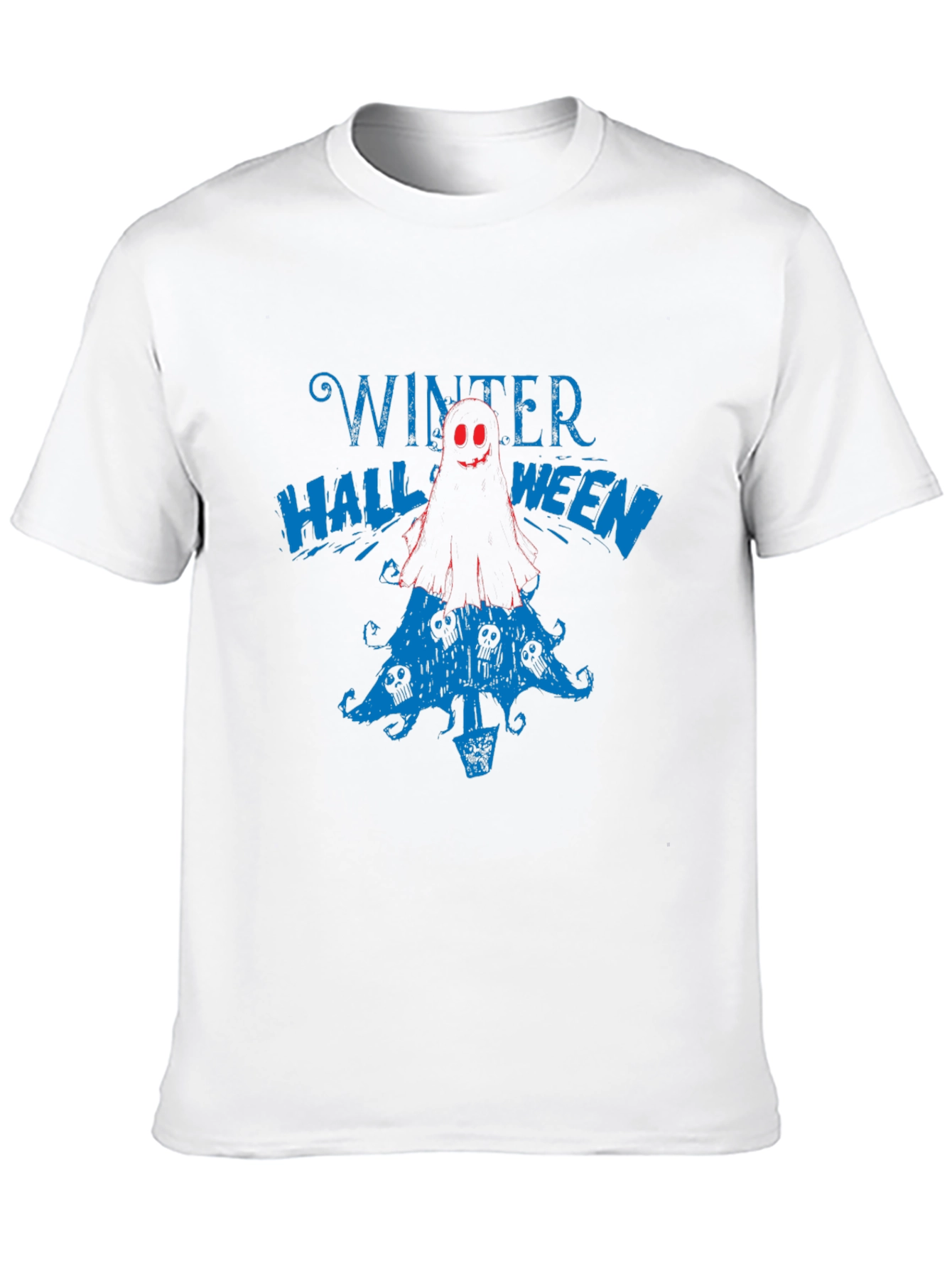 Winter Halloween Graphic Print Tee