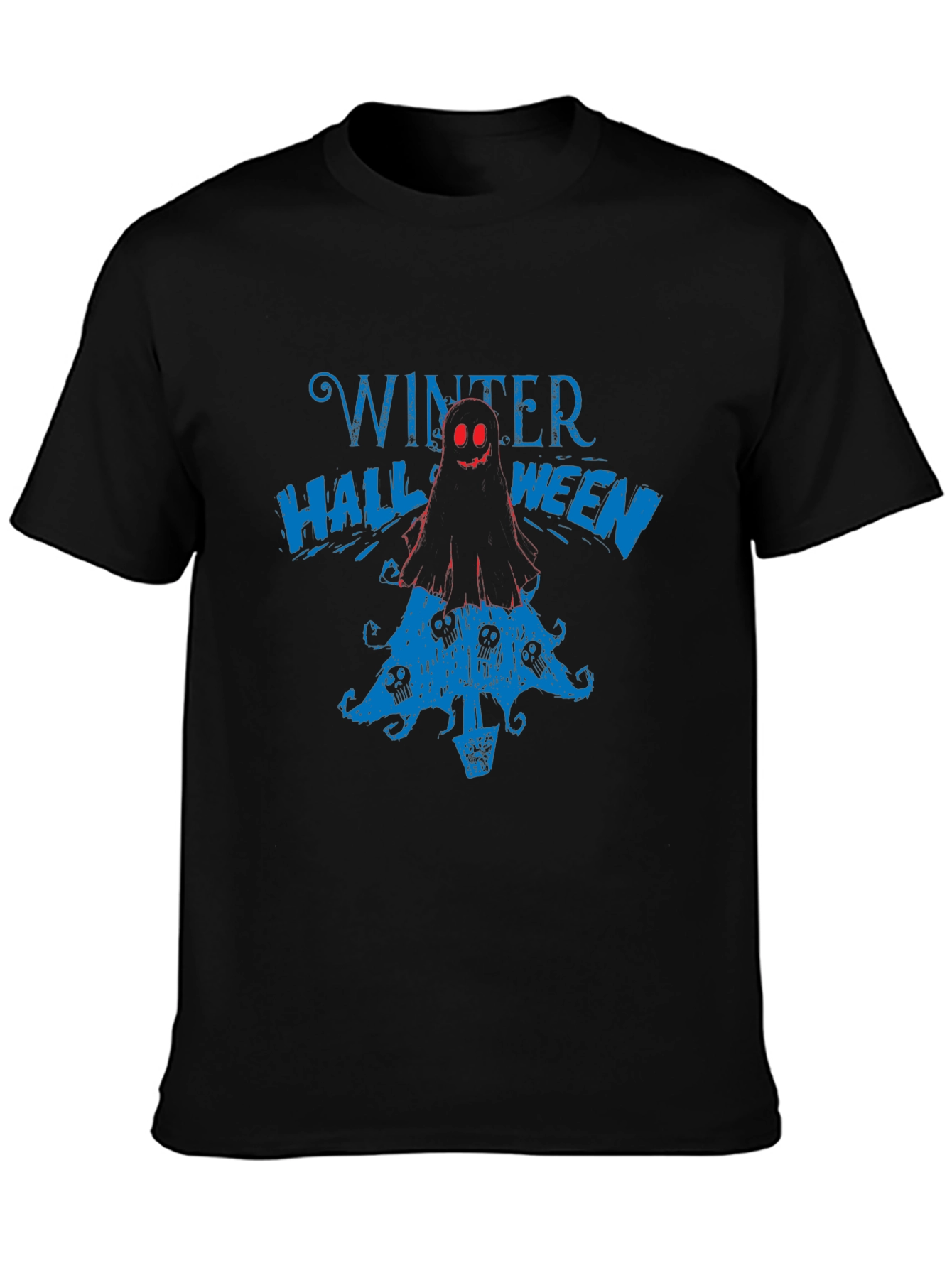 Winter Halloween Graphic Print Tee