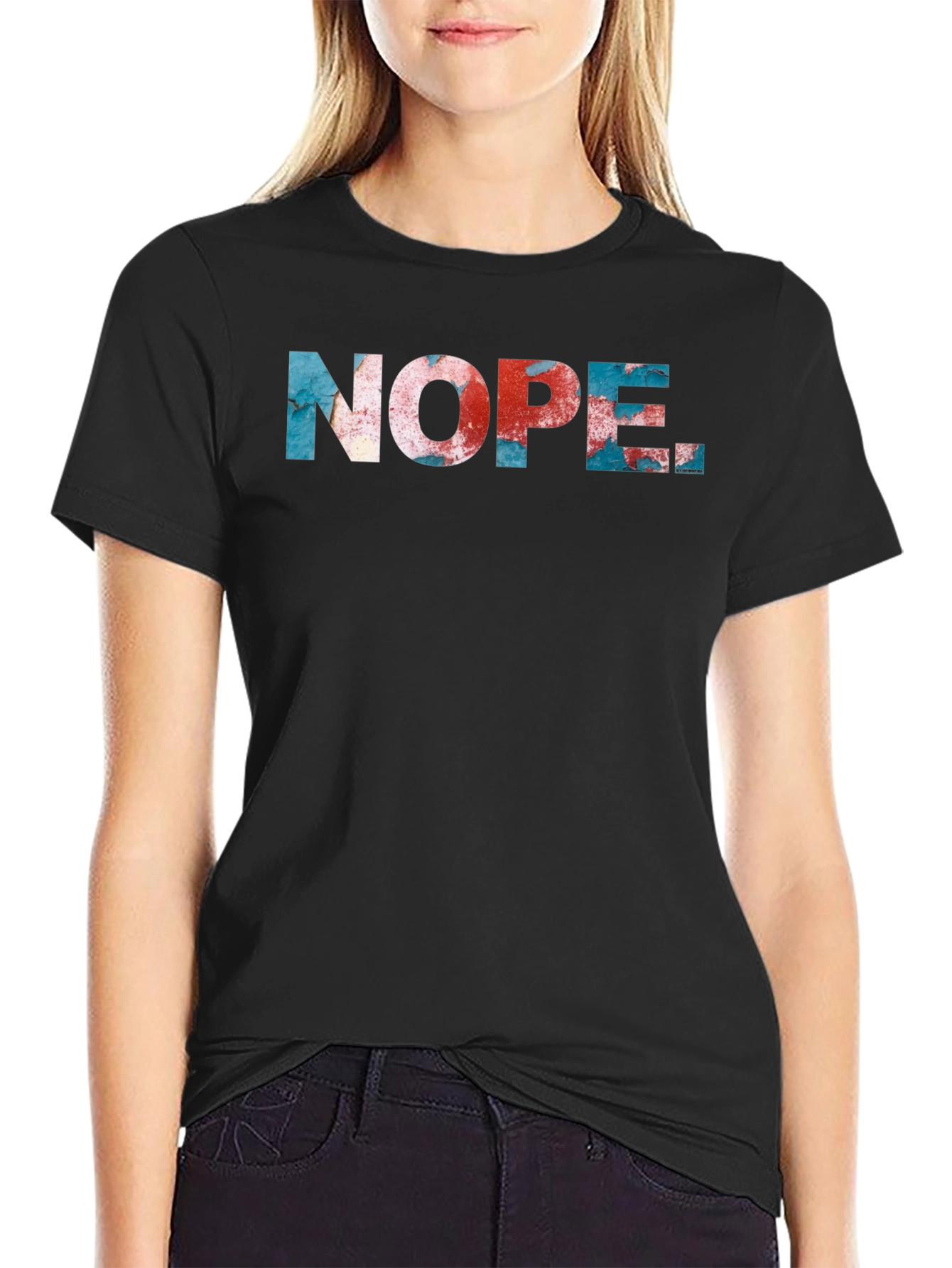 Nope Graphic Tee - Trendy Statement Shirt