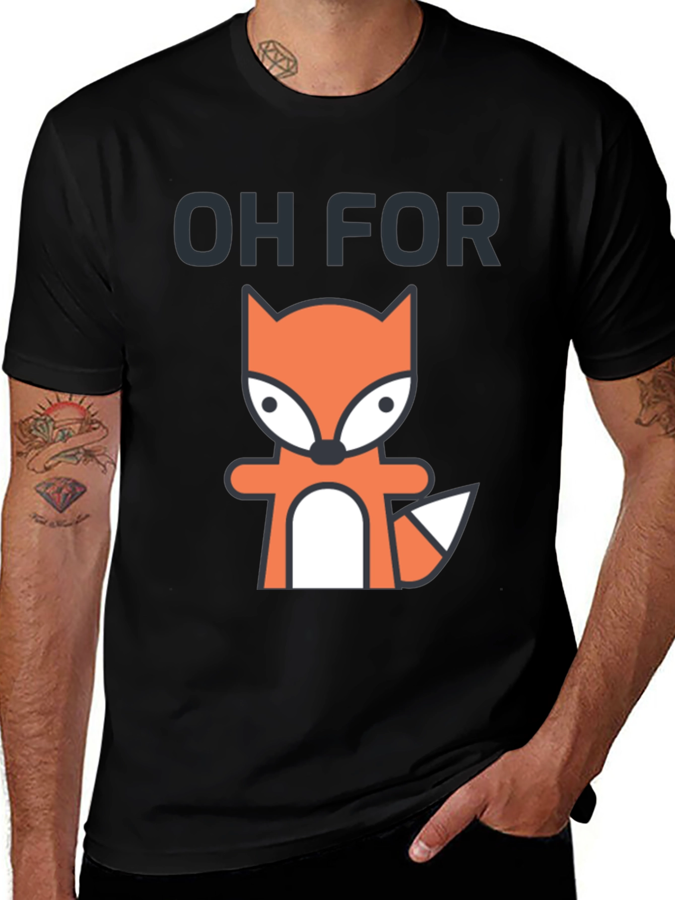 Oh For Fox Sake T-Shirt Funny Animal Tee